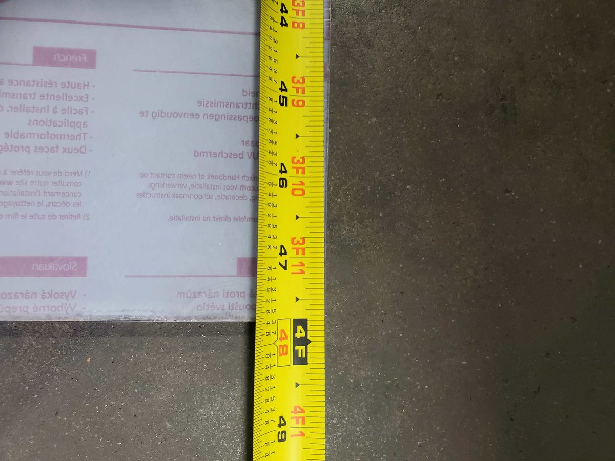 Sabic Innovative Plastics Lexan Polycarbonate Sheet ~48" x ~38" x 0.315"
