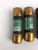 Bussmann NON-1 One-Time Fuse 250V - Lot of 3