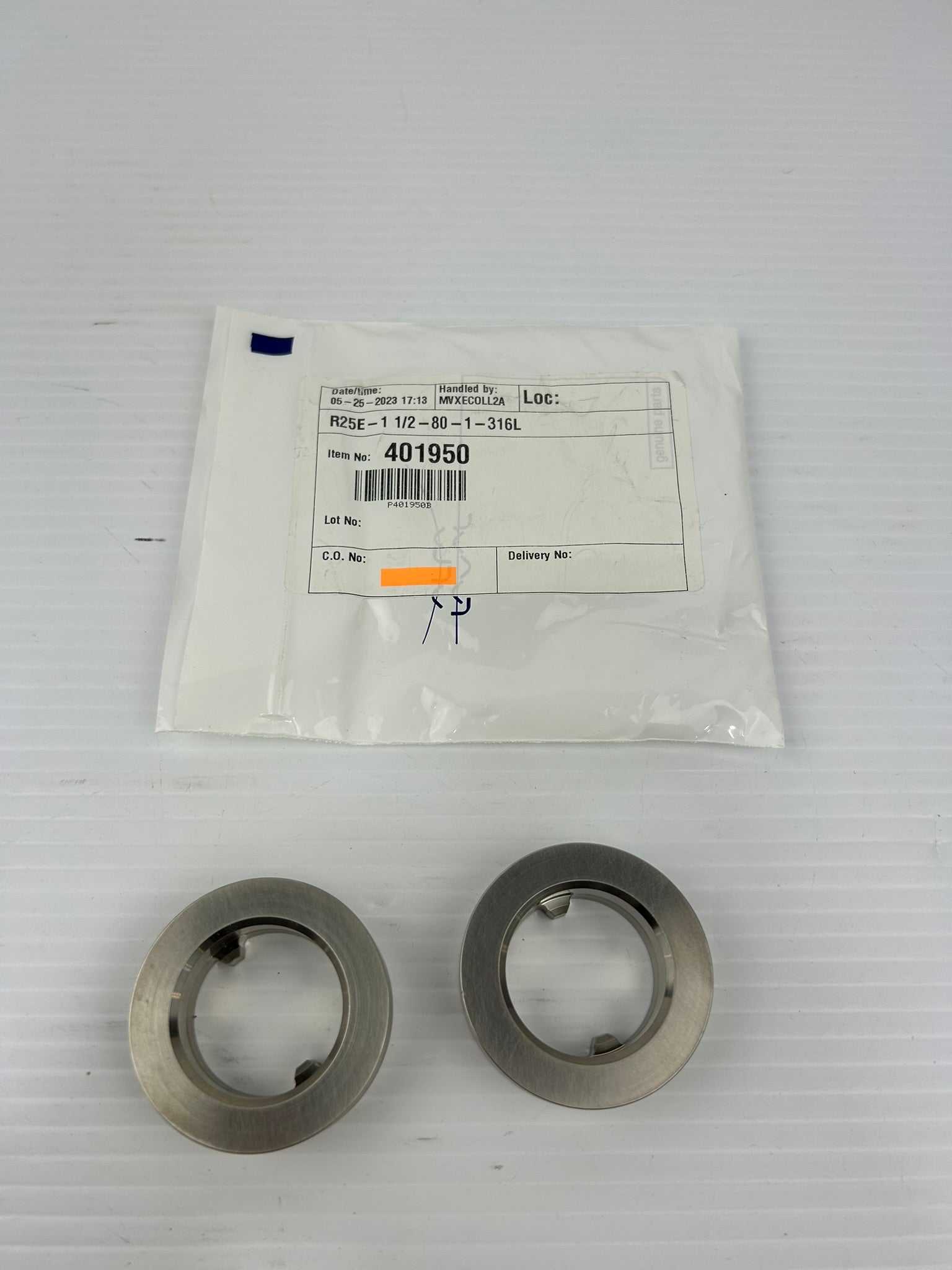 Alfa Laval 401950 Wear Ring R25E-1 1/2-80-1-316L