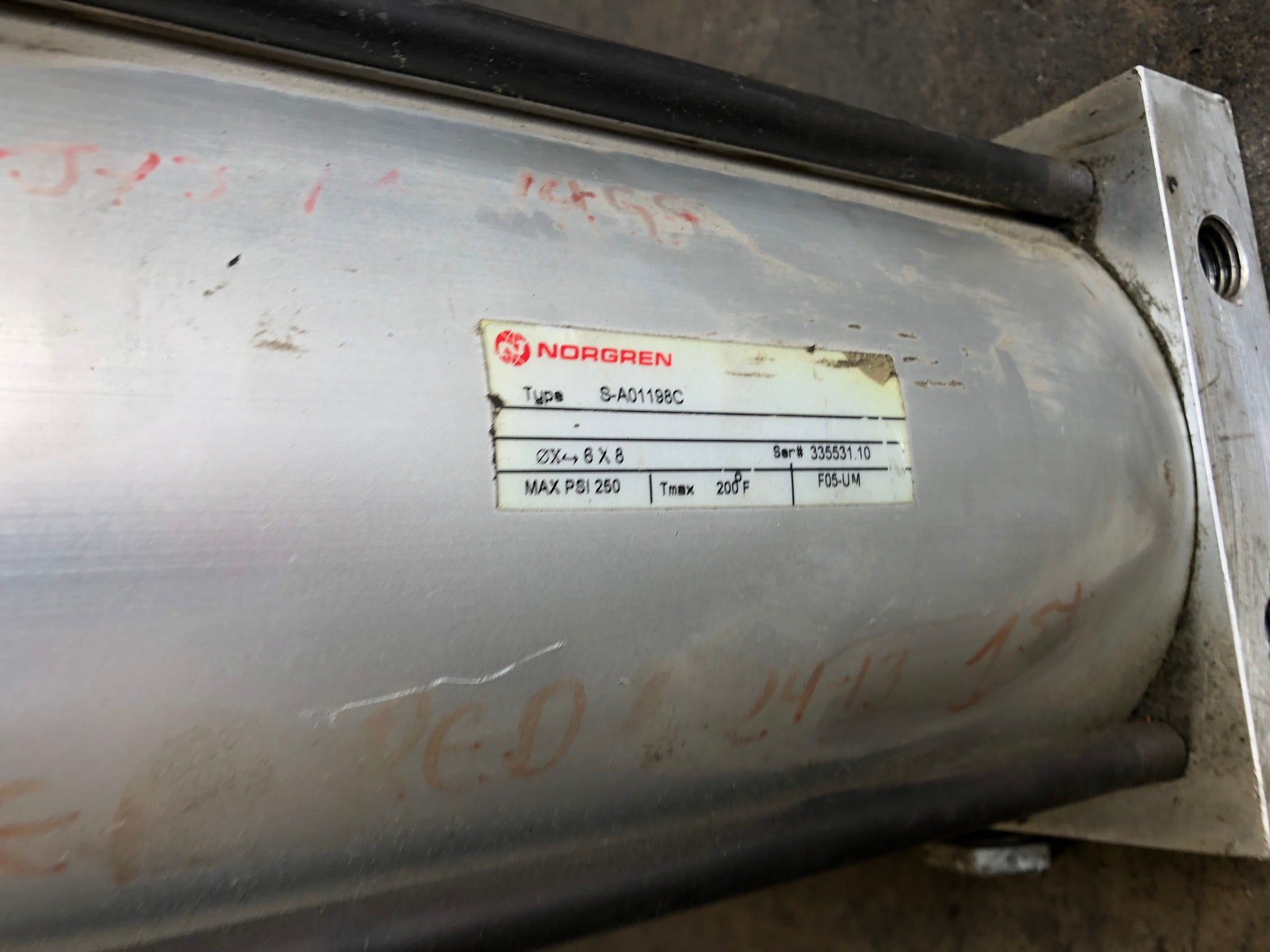 Norgren S-A01198C Hydraulic Cylinder 335531.10