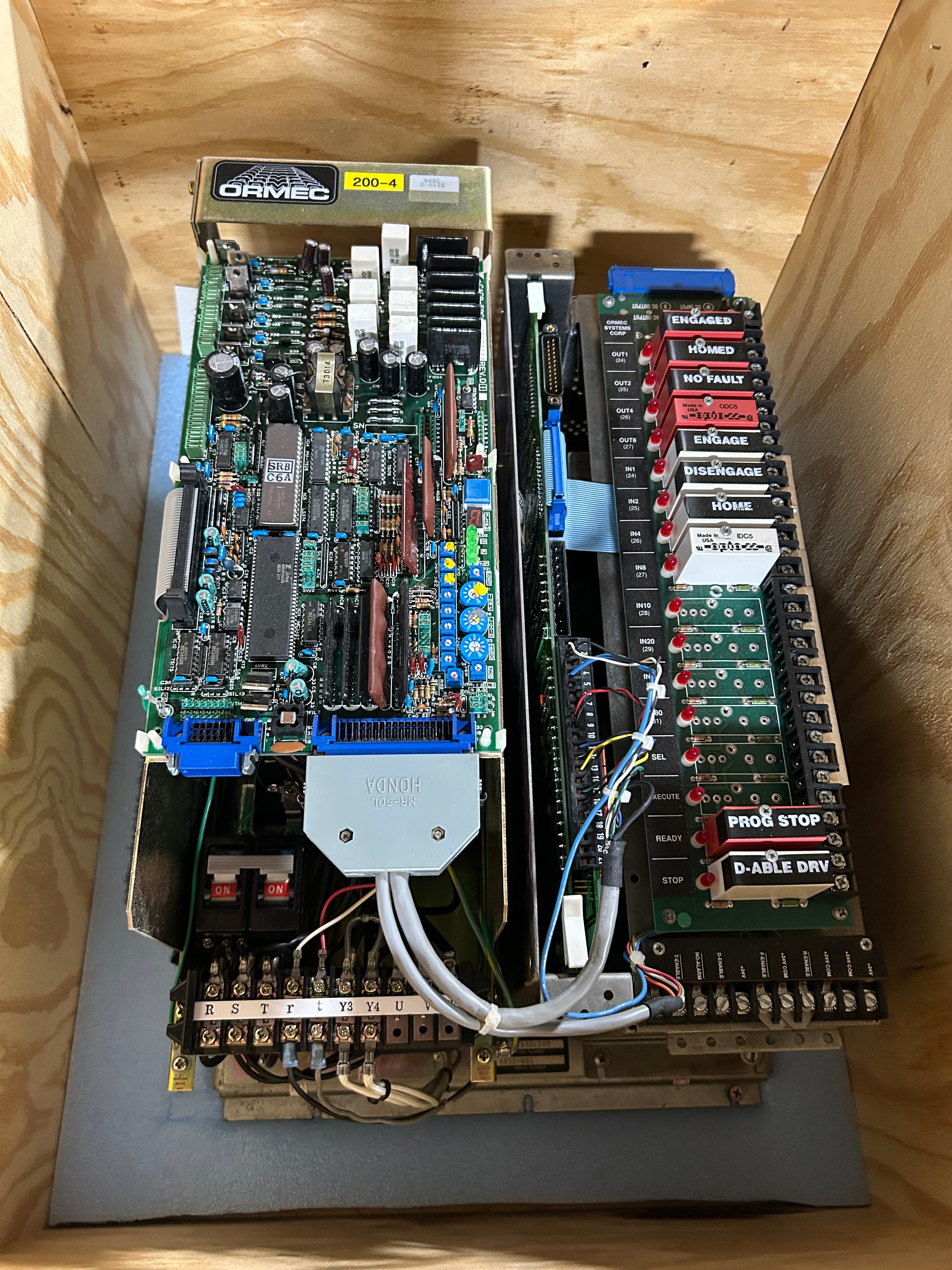 Ormec MCS-S33G:240 Servo Drive Assembly Breaker LF-330 Noise Filter SAC-SRDU