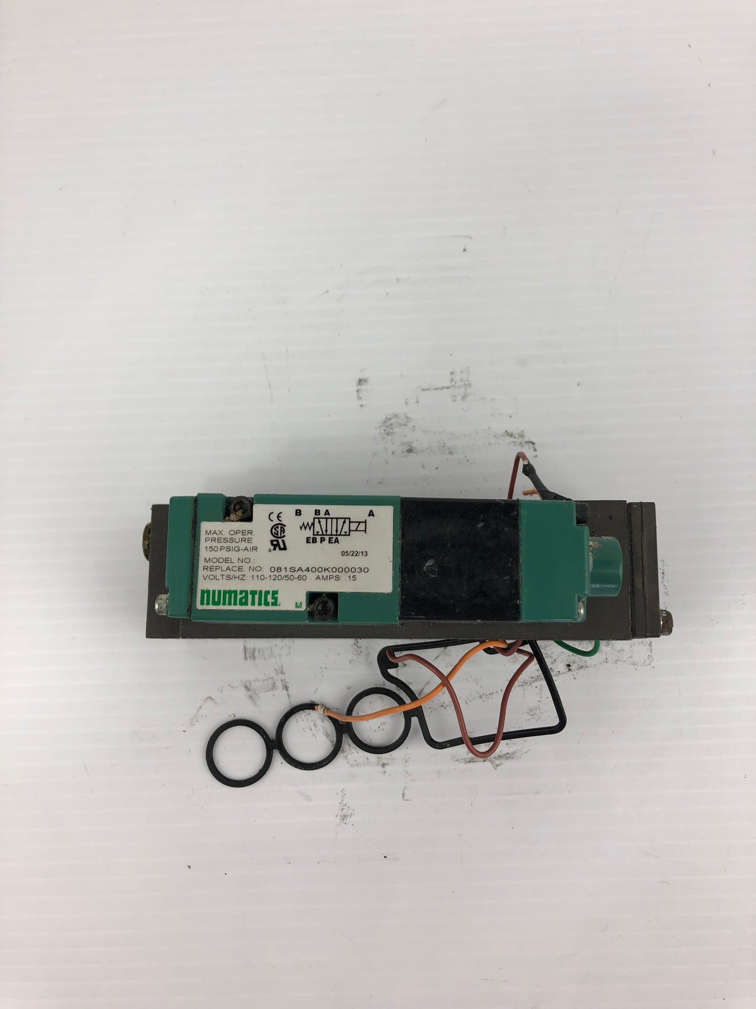 Numatics 081SA400K000030 Solenoid Valve
