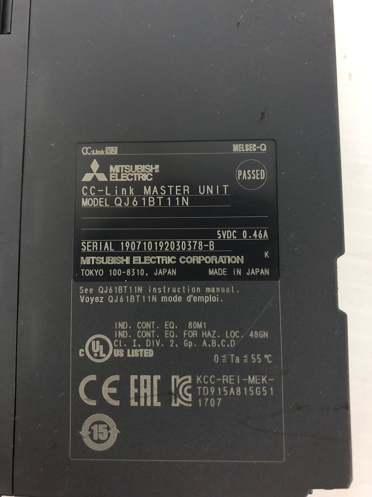Mitsubishi Electric QJ61BT11N Master Slave Unit with Connector Terminal Block