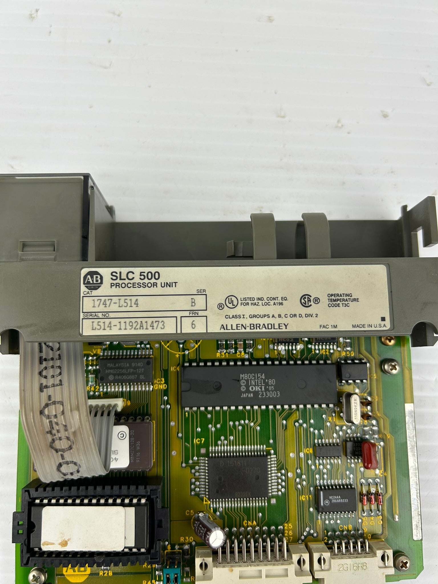 Allen-Bradley 1747-L514 Series B SLC 500 Processor Unit PLC CPU Module 1747L514