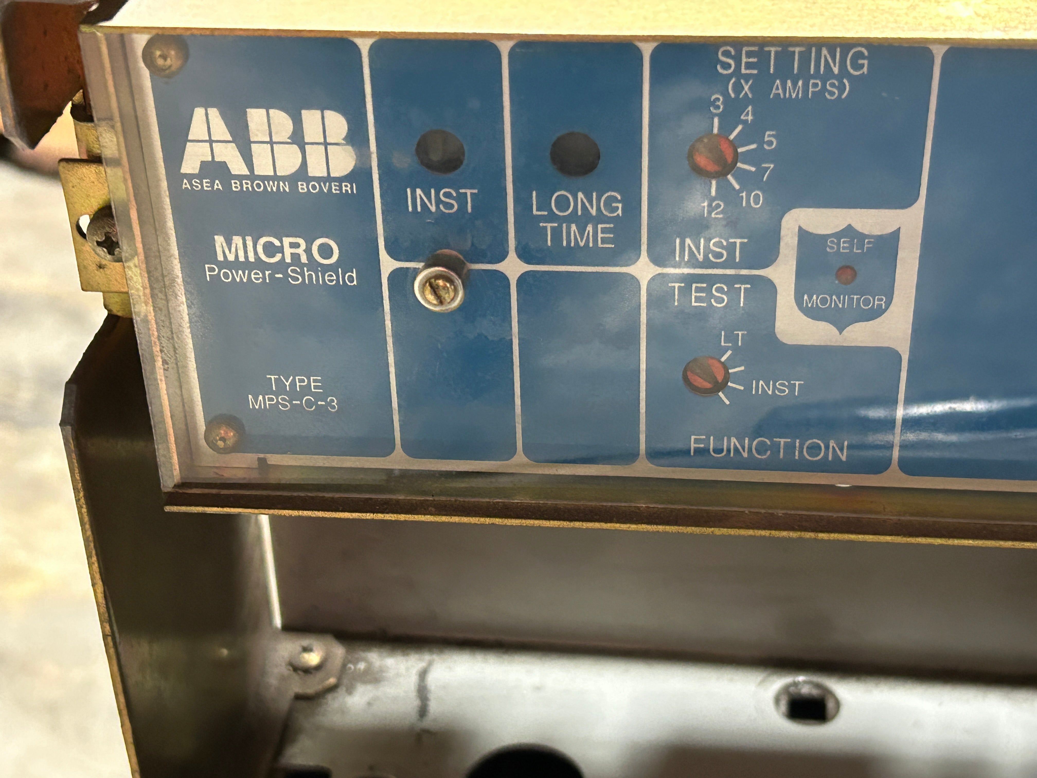 ABB K-800M K-Line Power Circuit Breaker 800A K800M with Power Shield MPS-C-3