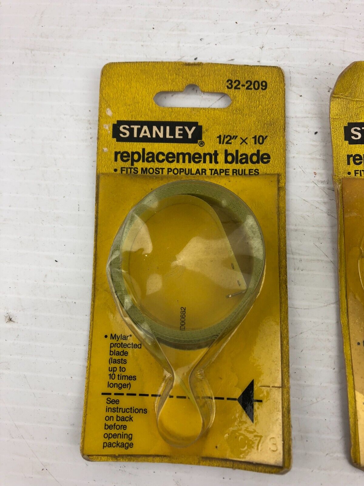 Stanley 32-207 & 32-209 Replacement Blade 1/2" x 8' and 1/2" x 10' - Lot of 2