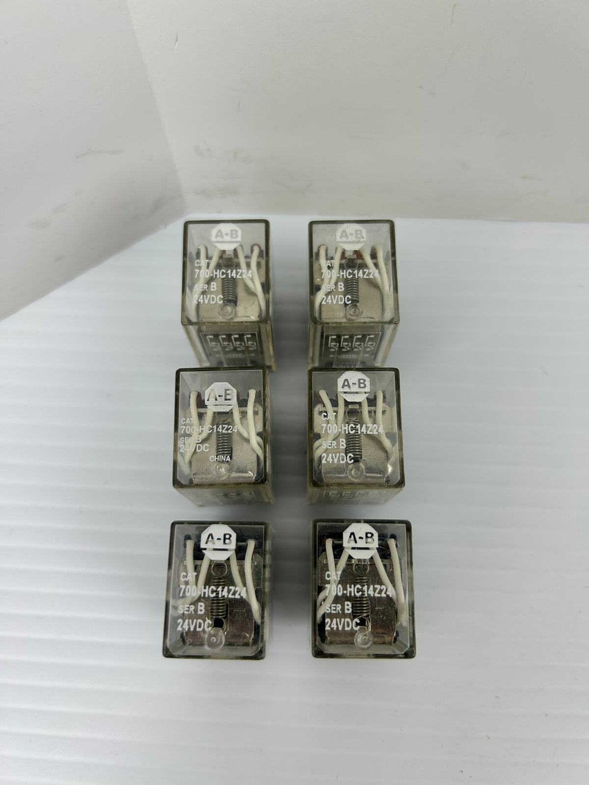 Allen-Bradley 700-HC14Z24 Relay Series B 24VDC 1/10HP 3A 50/60Hz - Lot of 6