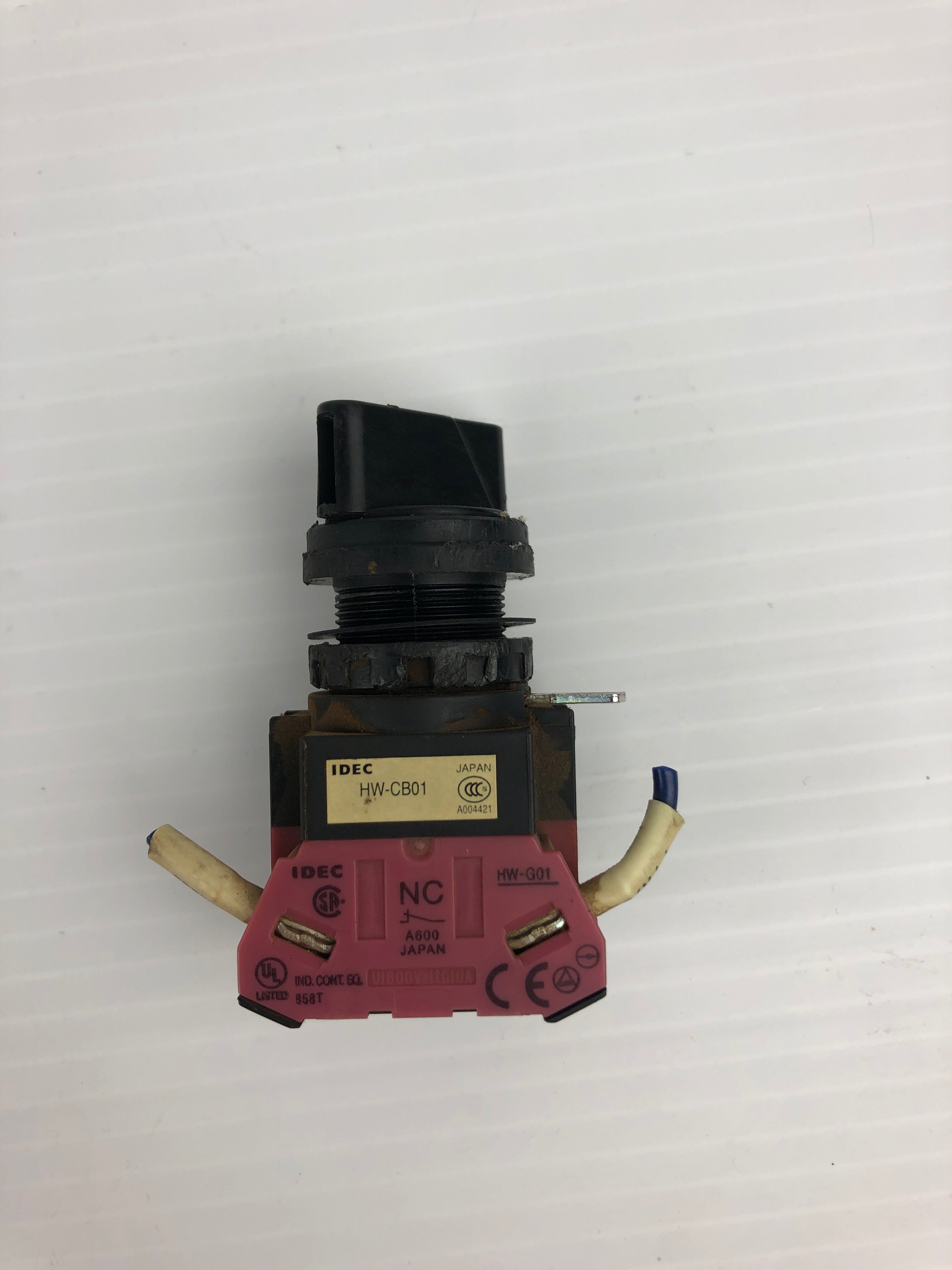 Idec HW-CB01 Selector Switch with HW-G01 Control Block 800V 10A