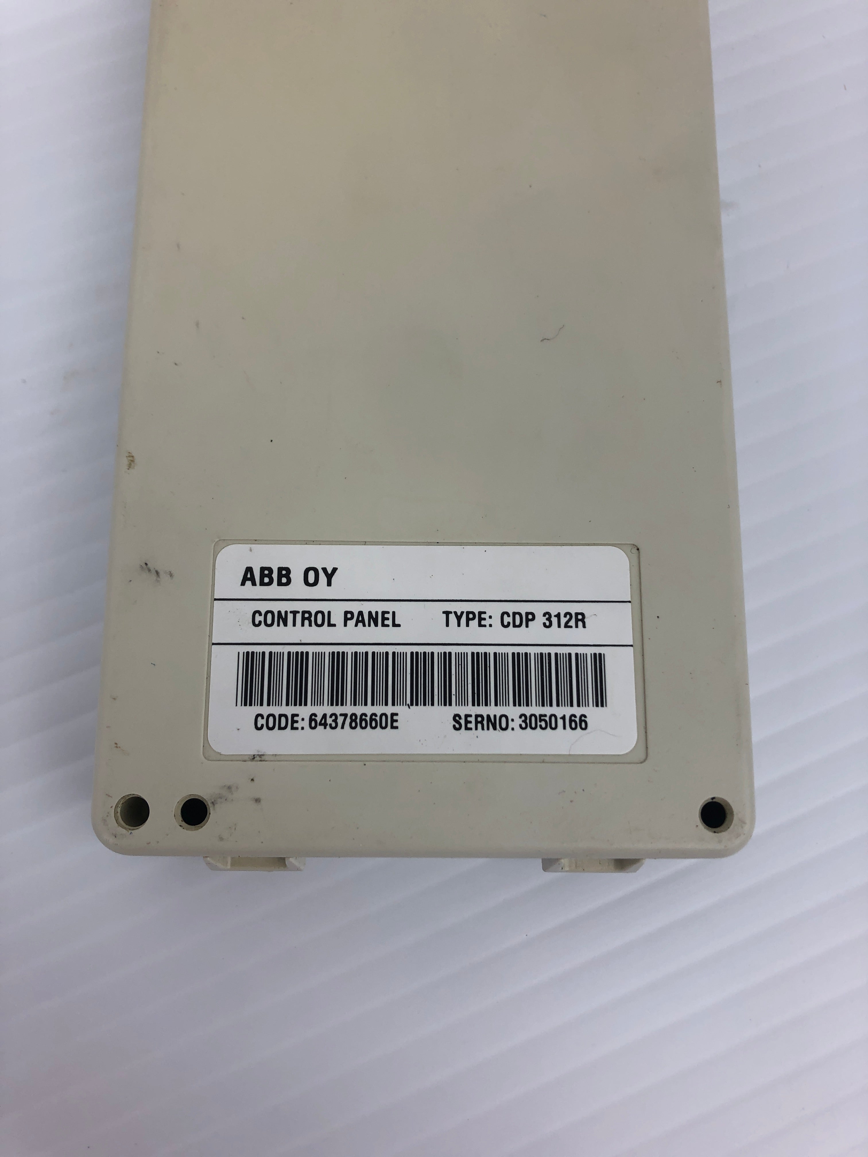 ABB OY Control Panel Type CDP 312R - Parts Only