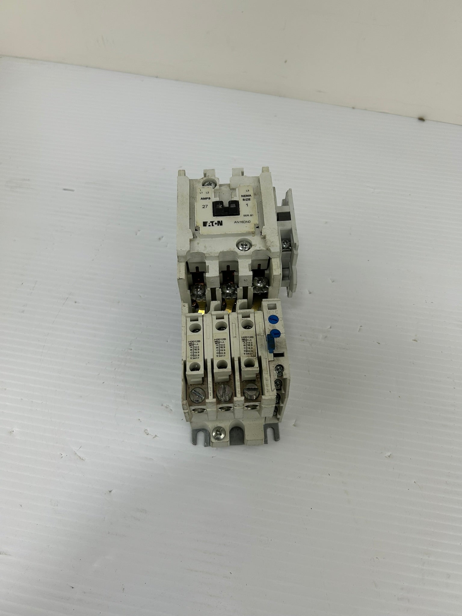 Eaton AN16DN0 Motor Starter Ser B1 & C320KGS1 Size 1 Contactor & C306GN3 Relay