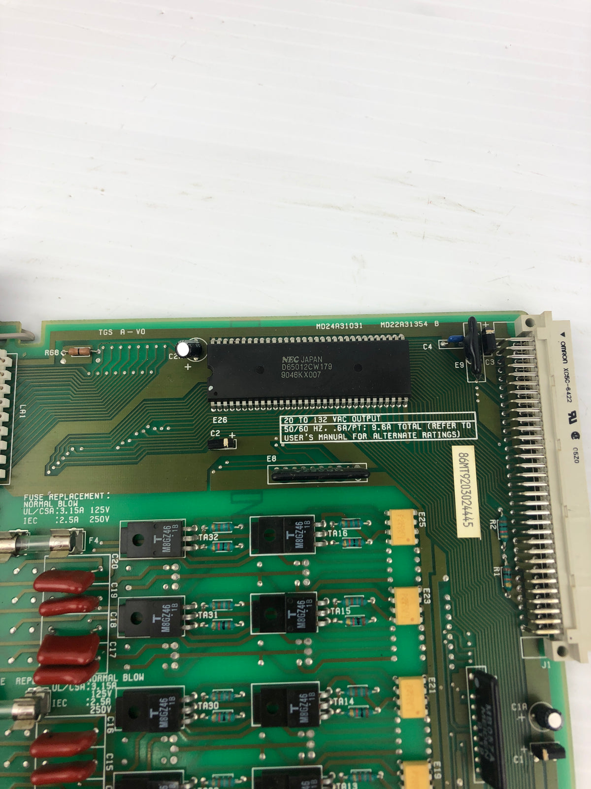 Texas Instruments 505-4616 Output Module Circuit Board