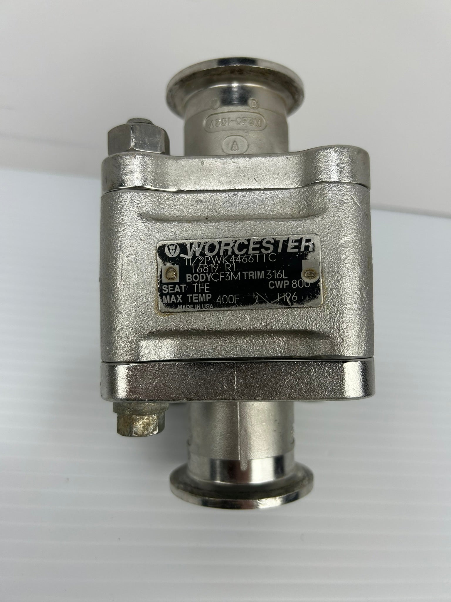 Worcester 11/2PWK4466TTC T6819 R1 Ball Valve 1.5"