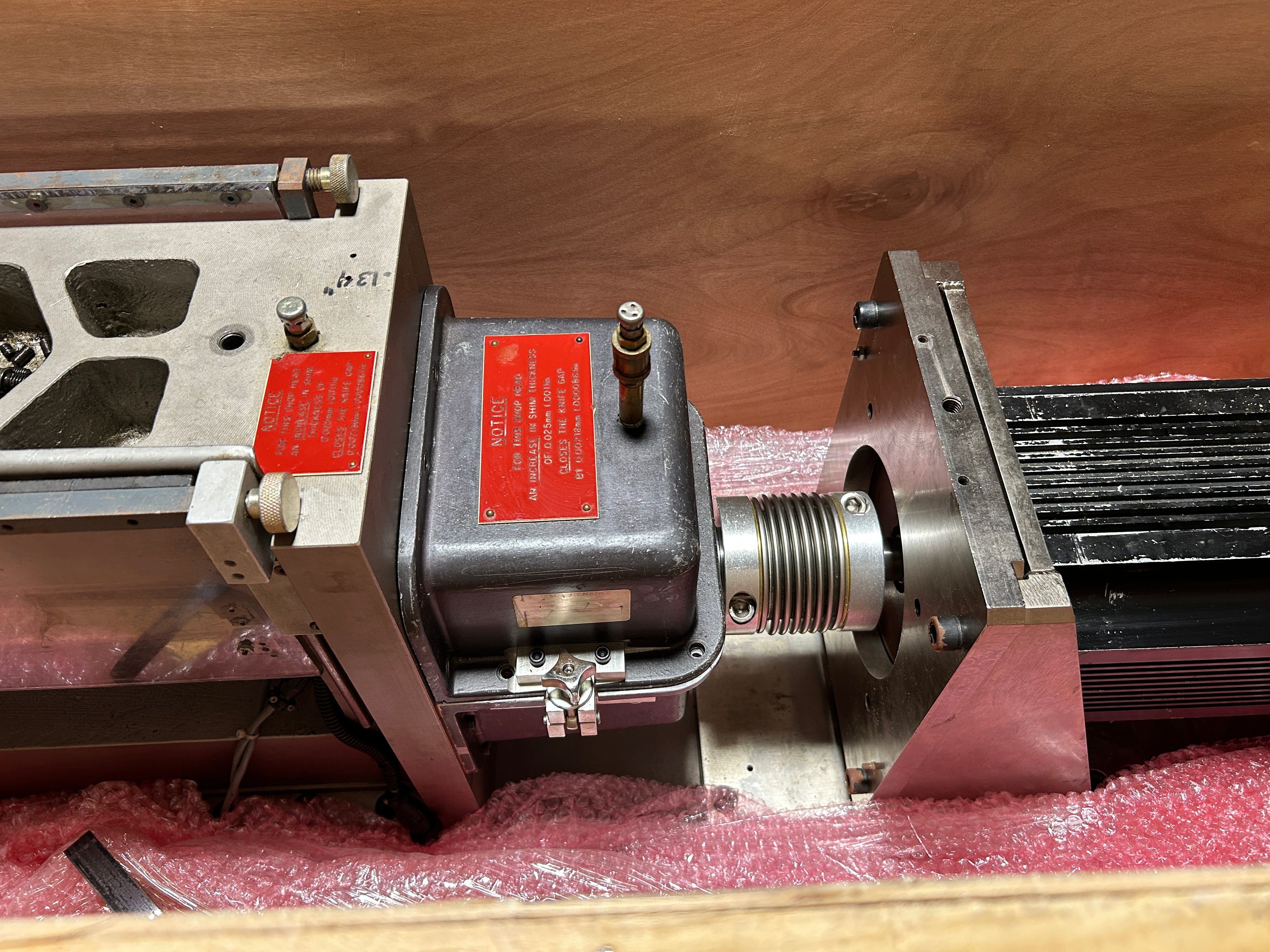 Helical Chop Head Film Chopper with Allen-Bradley 1326AB-B740C-21 AC Servo Motor