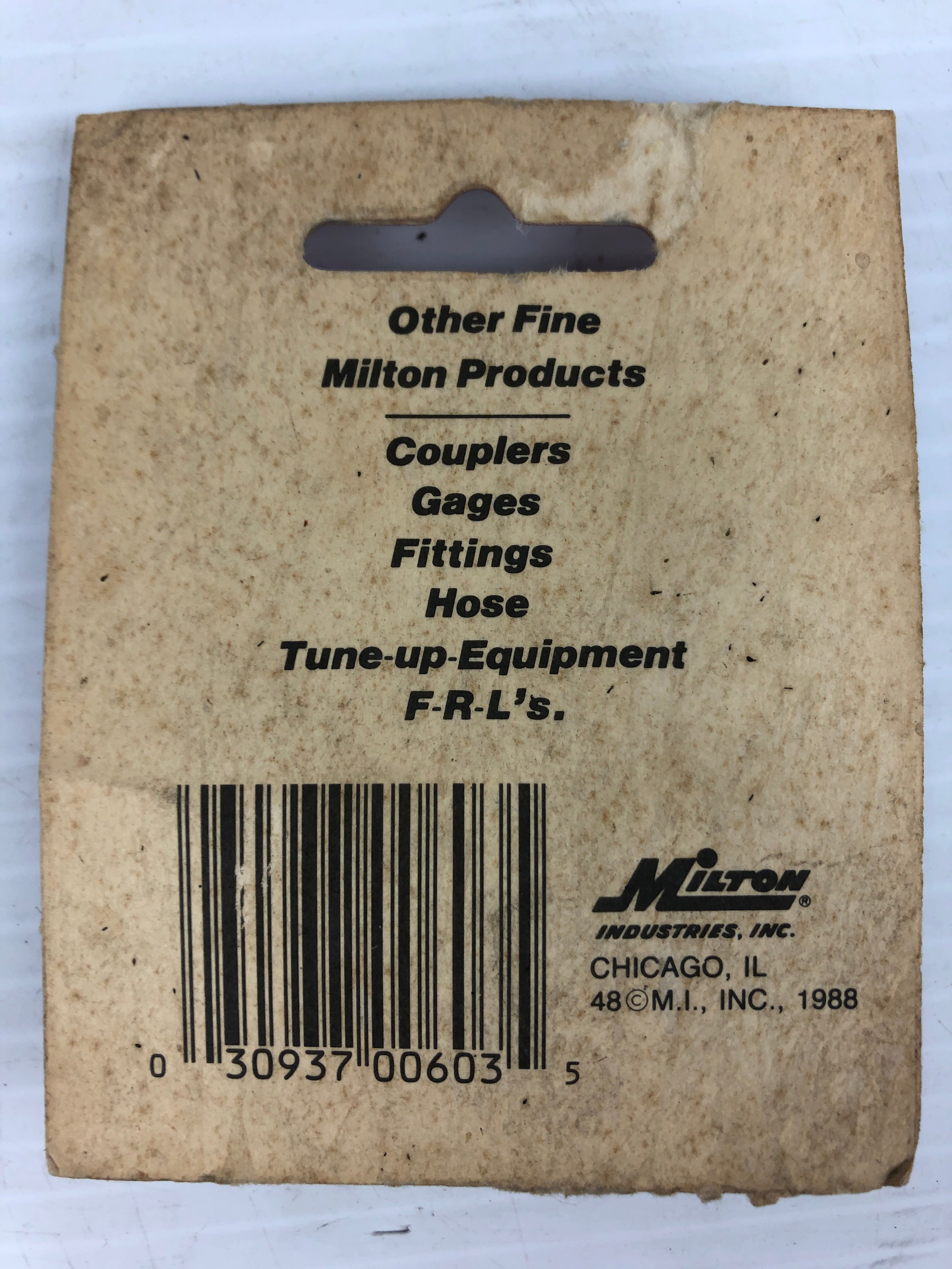Milton S603 Male Hose End 3/8" NPT