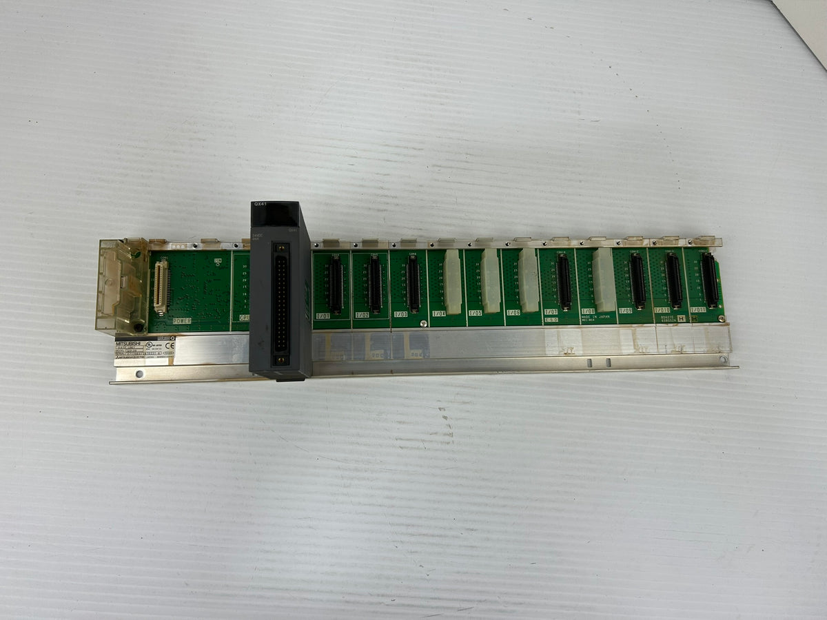 Mitsubishi Q312B Melsec-Q Base Unit Model with QX41 Input PLC Module