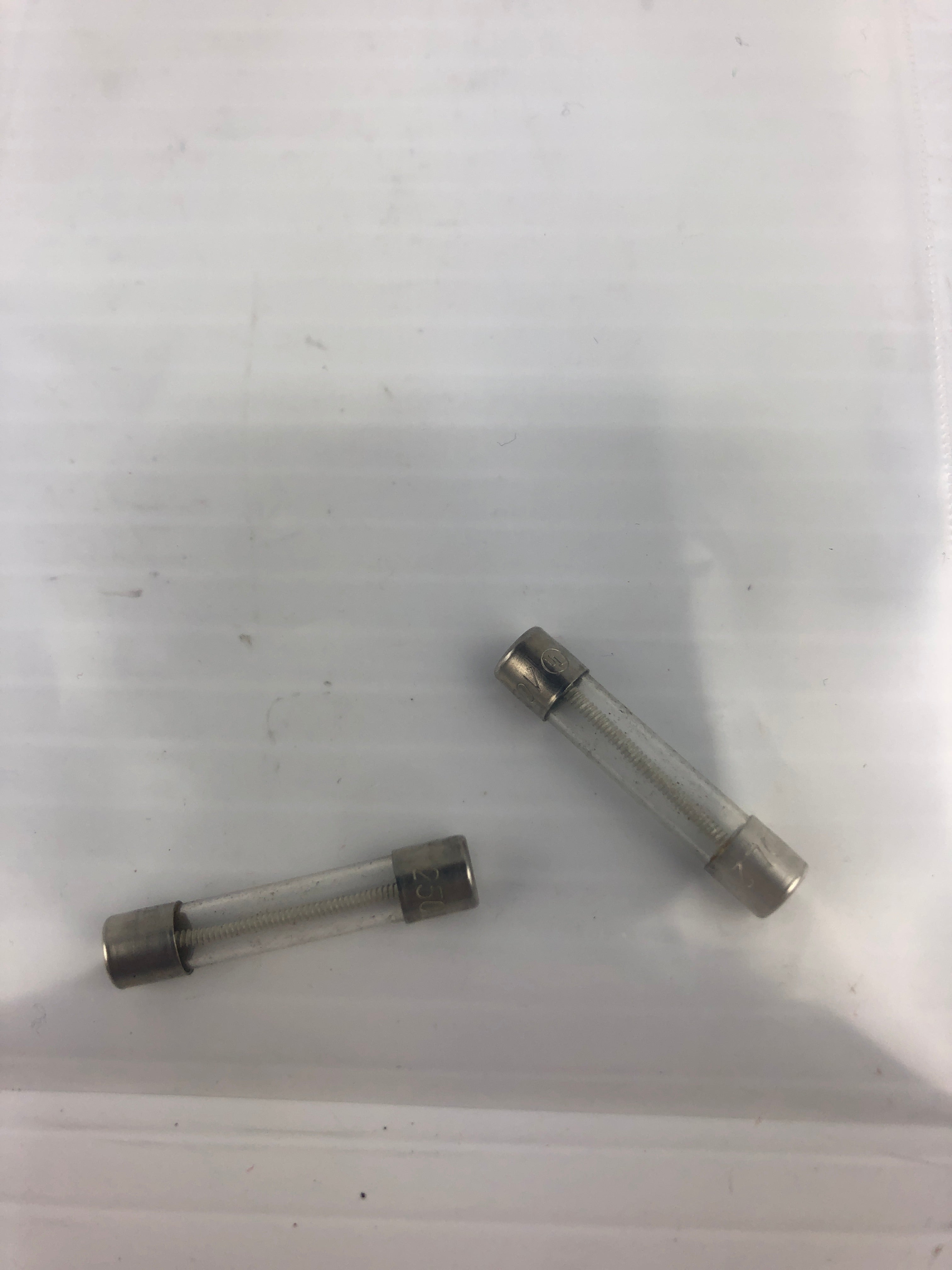 Bussmann MDL2 Glass Fuses 250V - Lot of 2