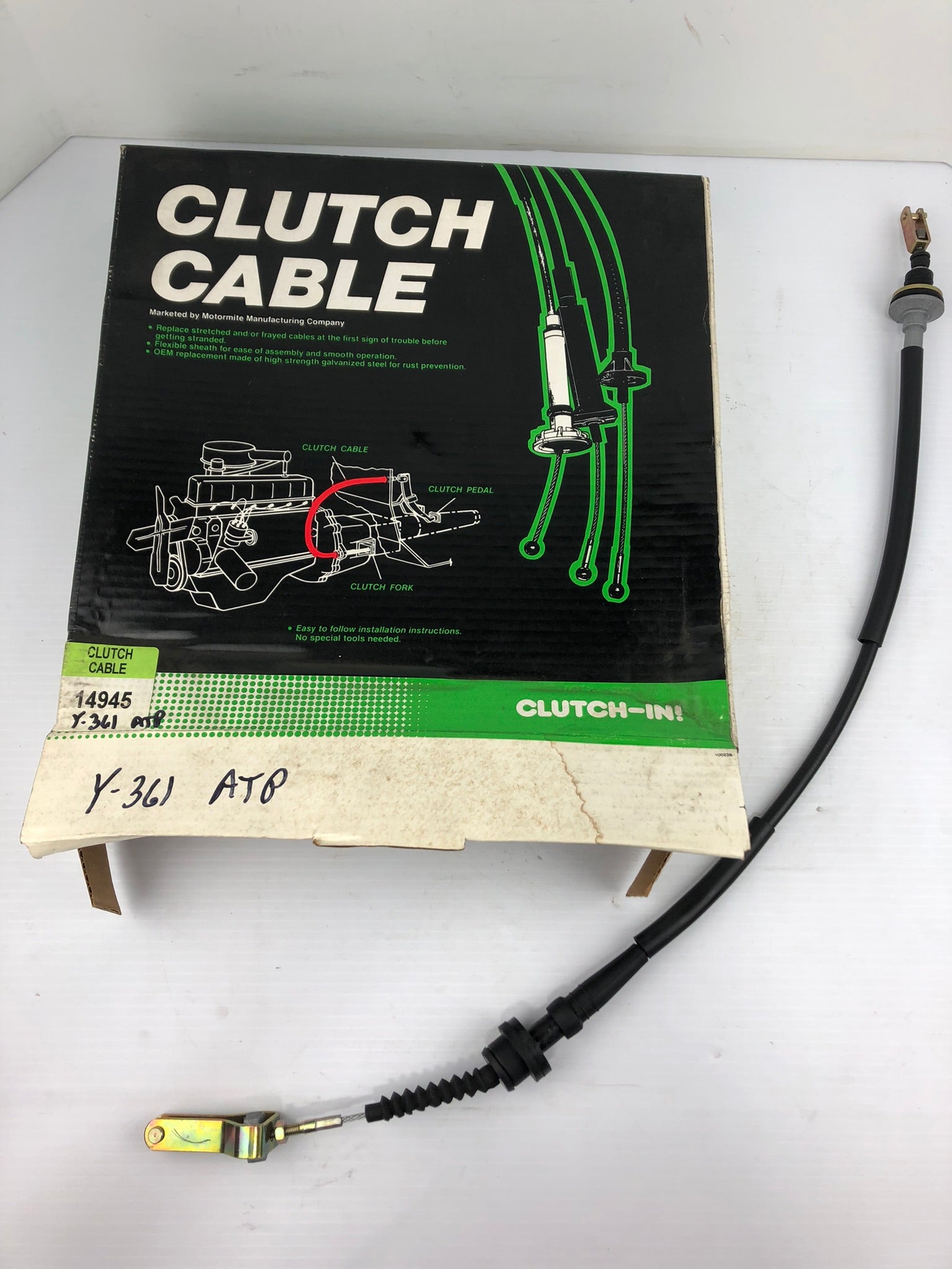 Motormite Manufacturing Co. 14945 Clutch Cable Y-361