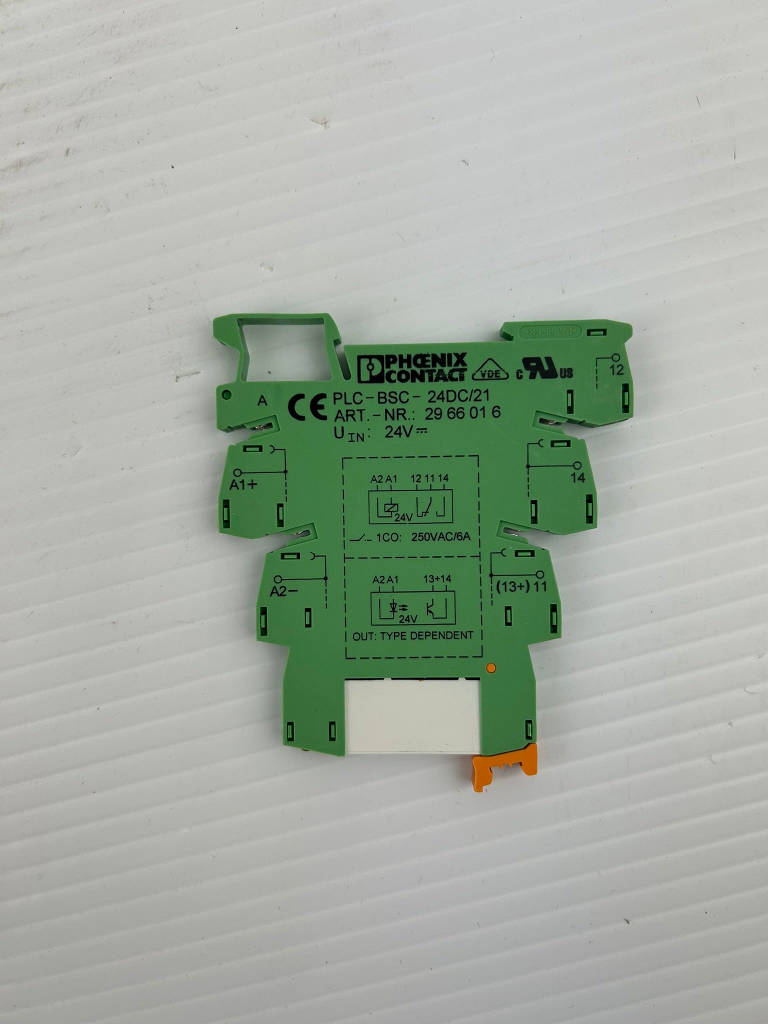 Phoenix Contact PLC-BSC-24DC/21 Terminal Blocks 2966016 - Lot of 5
