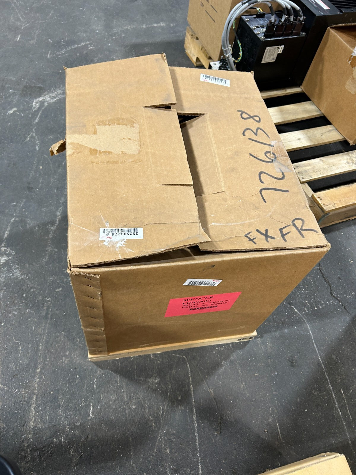 Spencer VB030B-011 Vortex Regenerative Vacuum Blower 4.7A@460V VBA93010