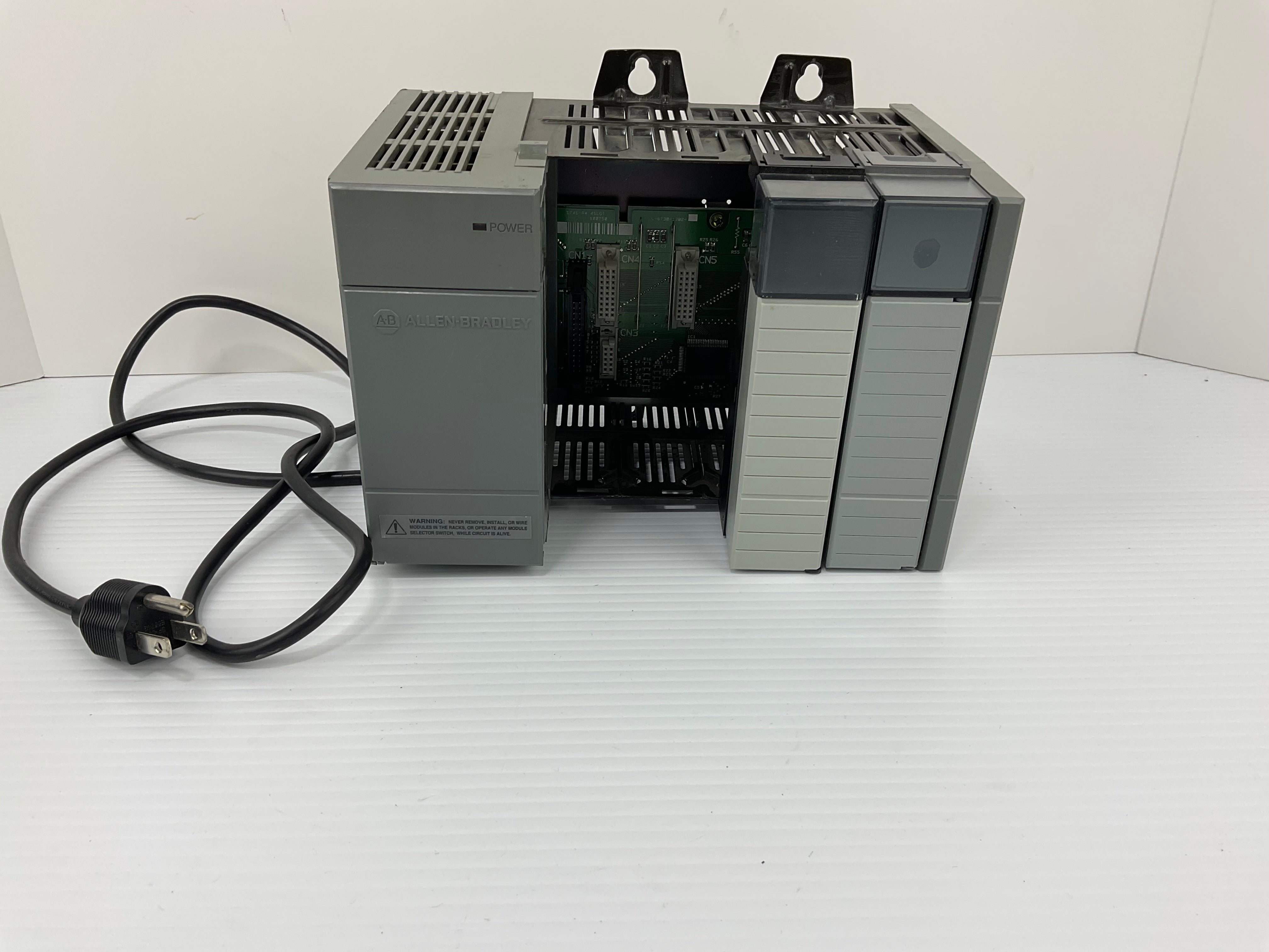 Allen Bradley SLC 500 1746-A4 Slot Rack 1746-P1 Power Supply