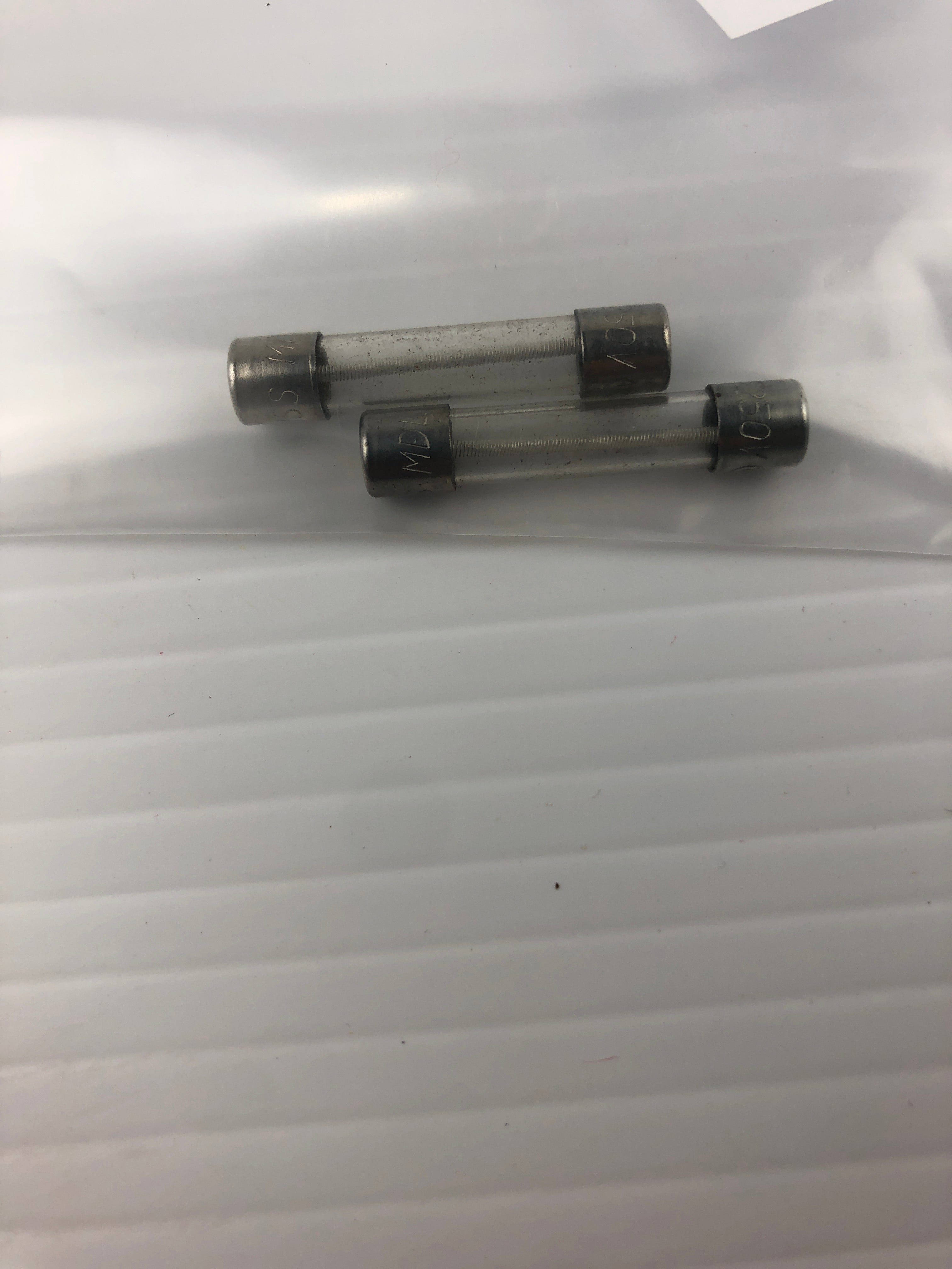 Bussmann MDL1/2 Glass Fuse 250V - Lot of 2