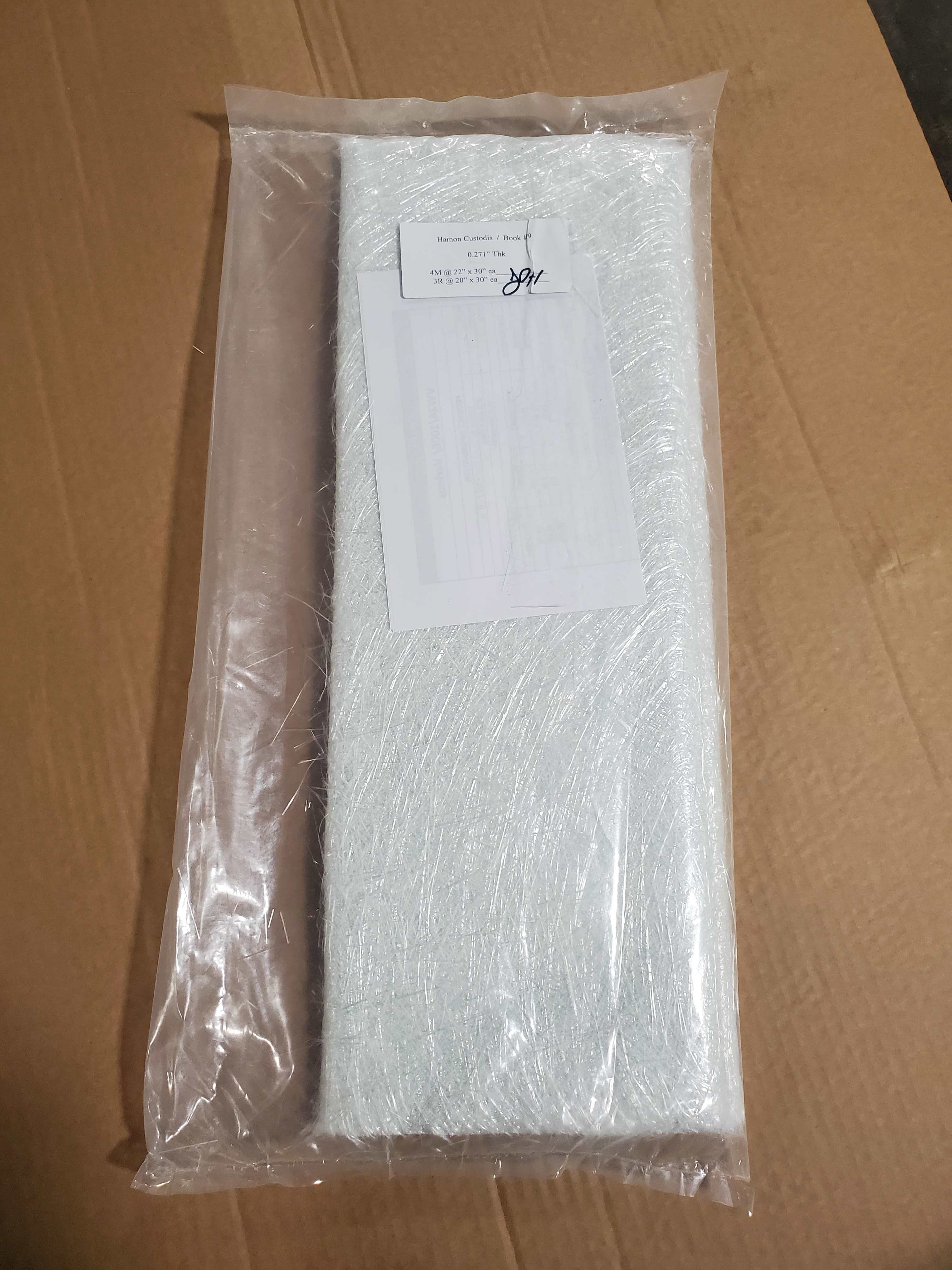 Book # 9 Fiberglass Insulation Blanket 0.271" Thick