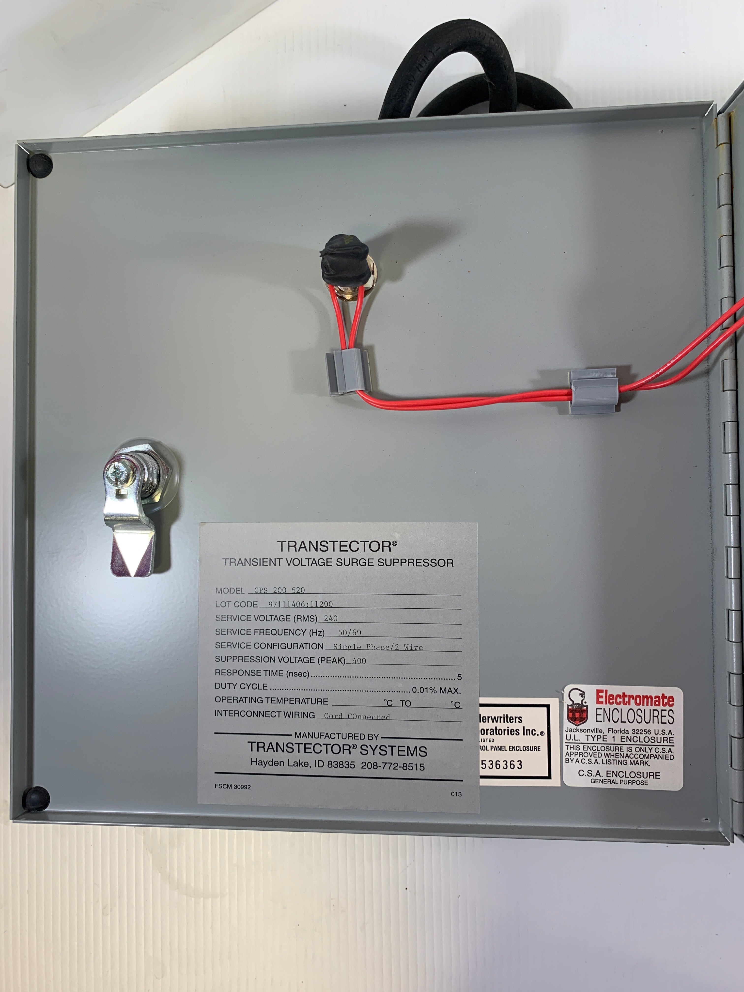 Transtector Systems CPS200620 Transient Voltage Surge Suppressor CPS Series