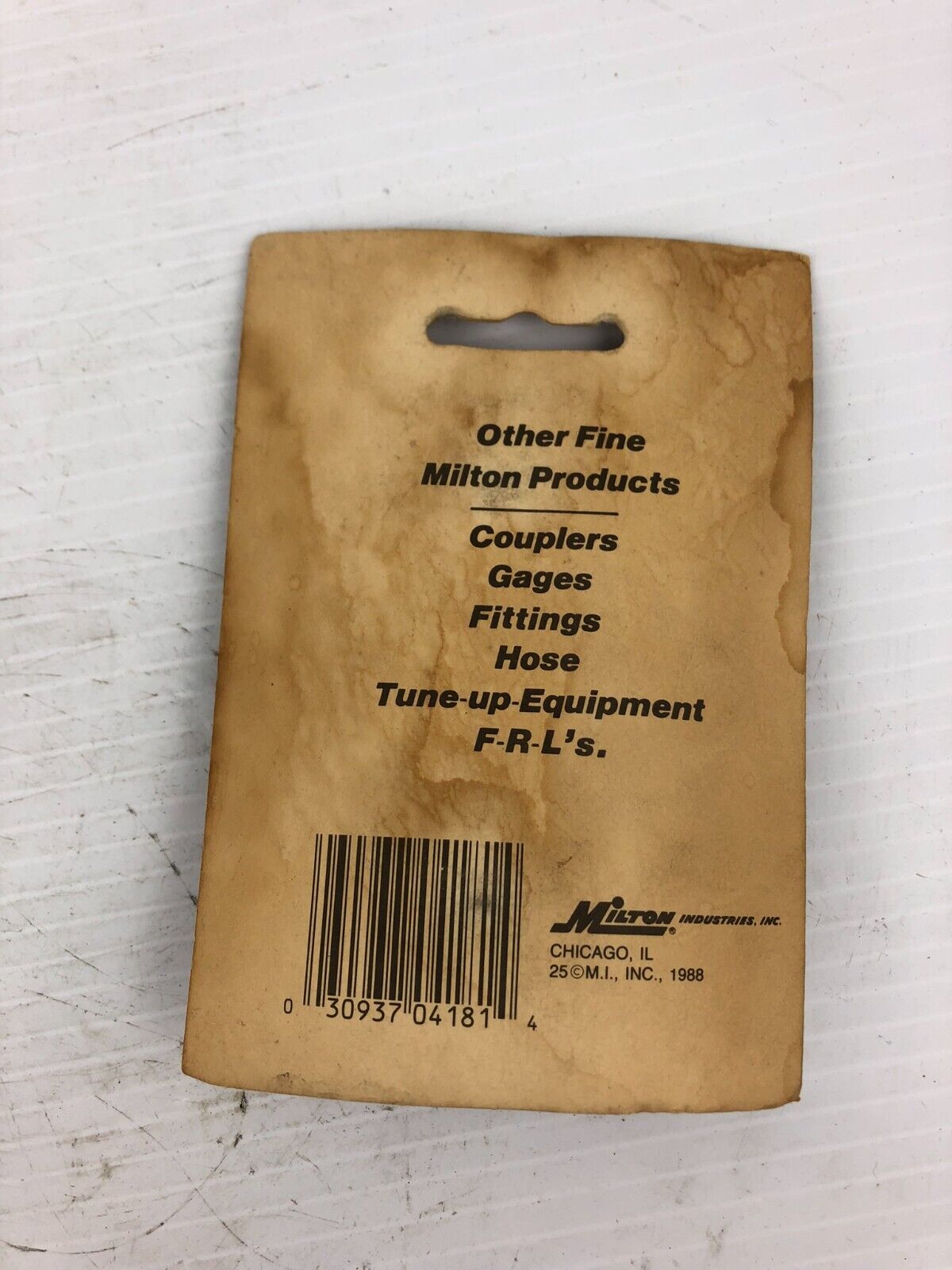 Milton S418-1 Chrome Sleeve Tire Valve