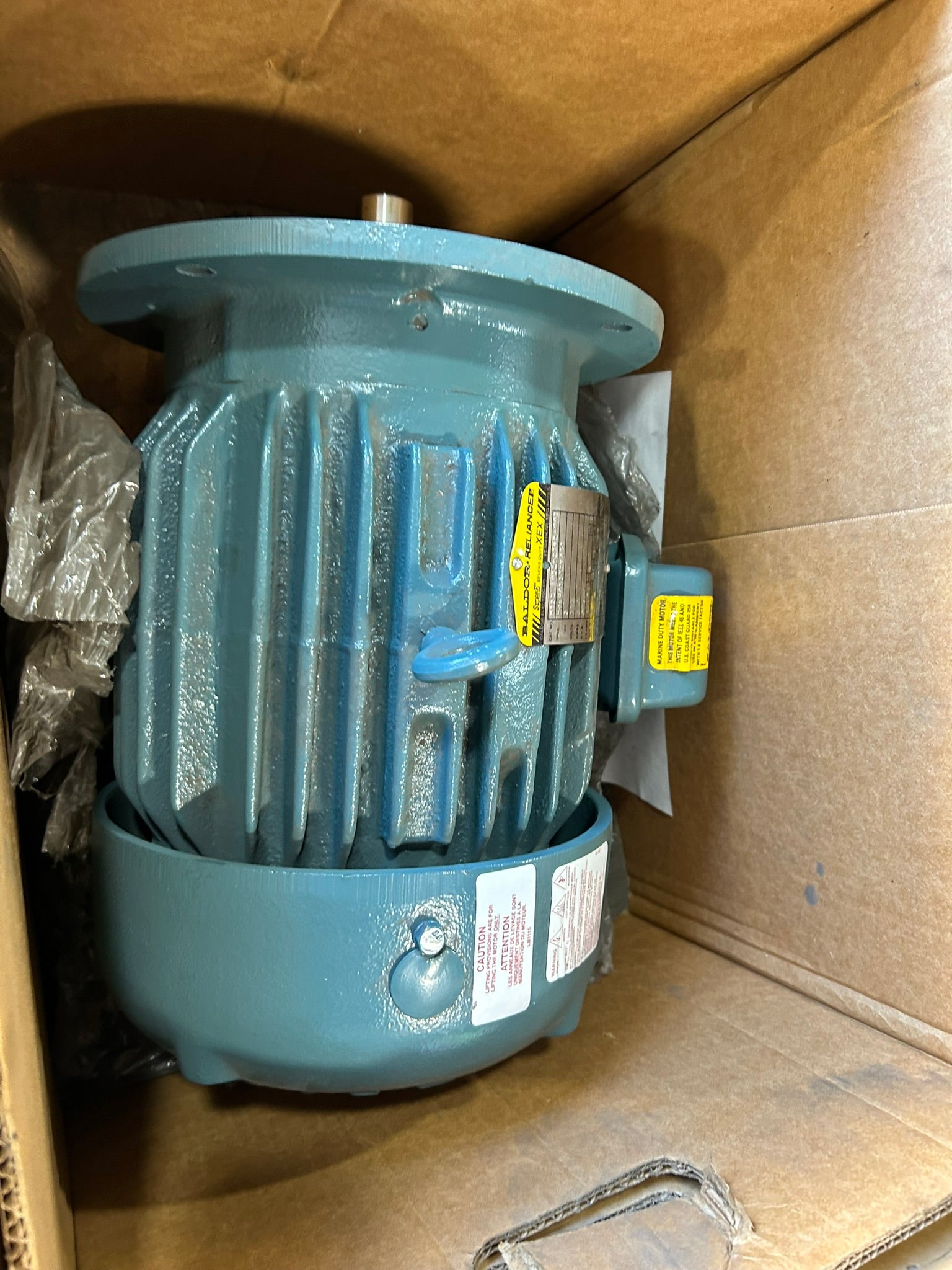 Baldor-Reliance M13D 103282192-001 Super-E XEX Motor 5HP 3PH 1760RPM 182TD