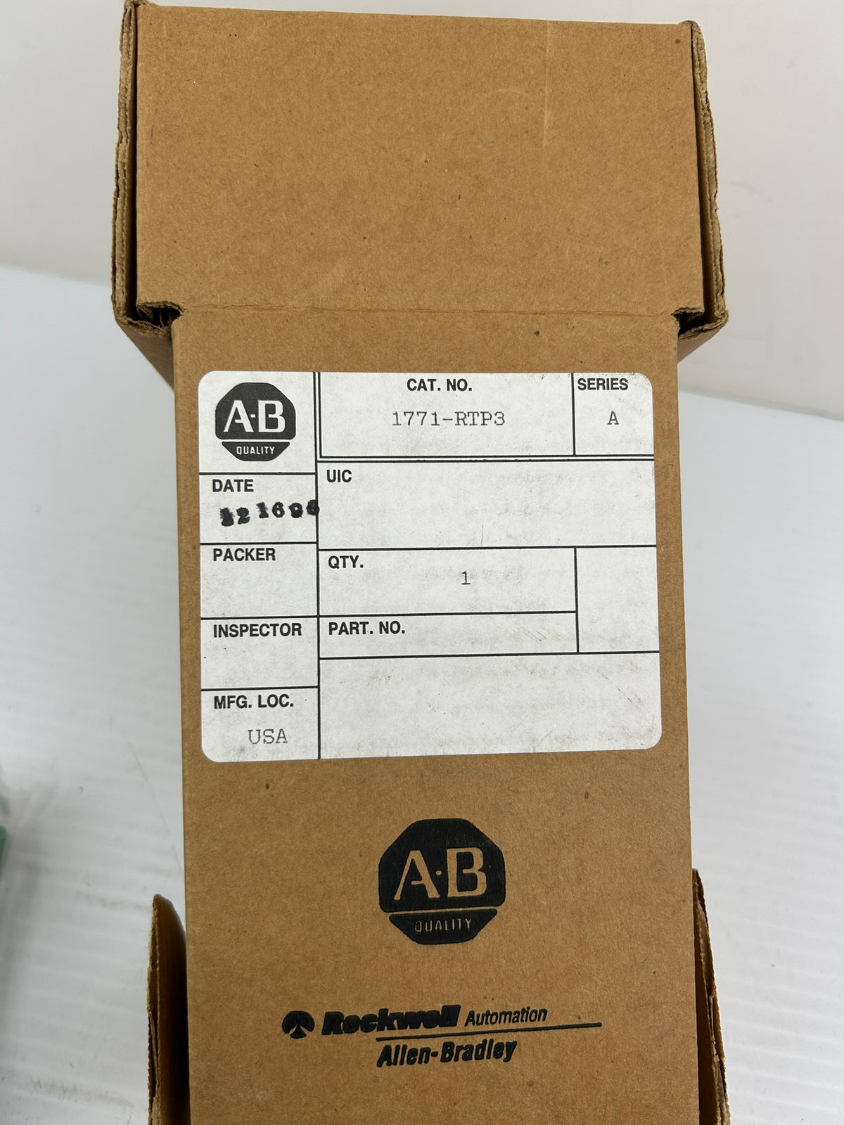 Allen Bradley 1771-RTP3 Terminal Board Series A