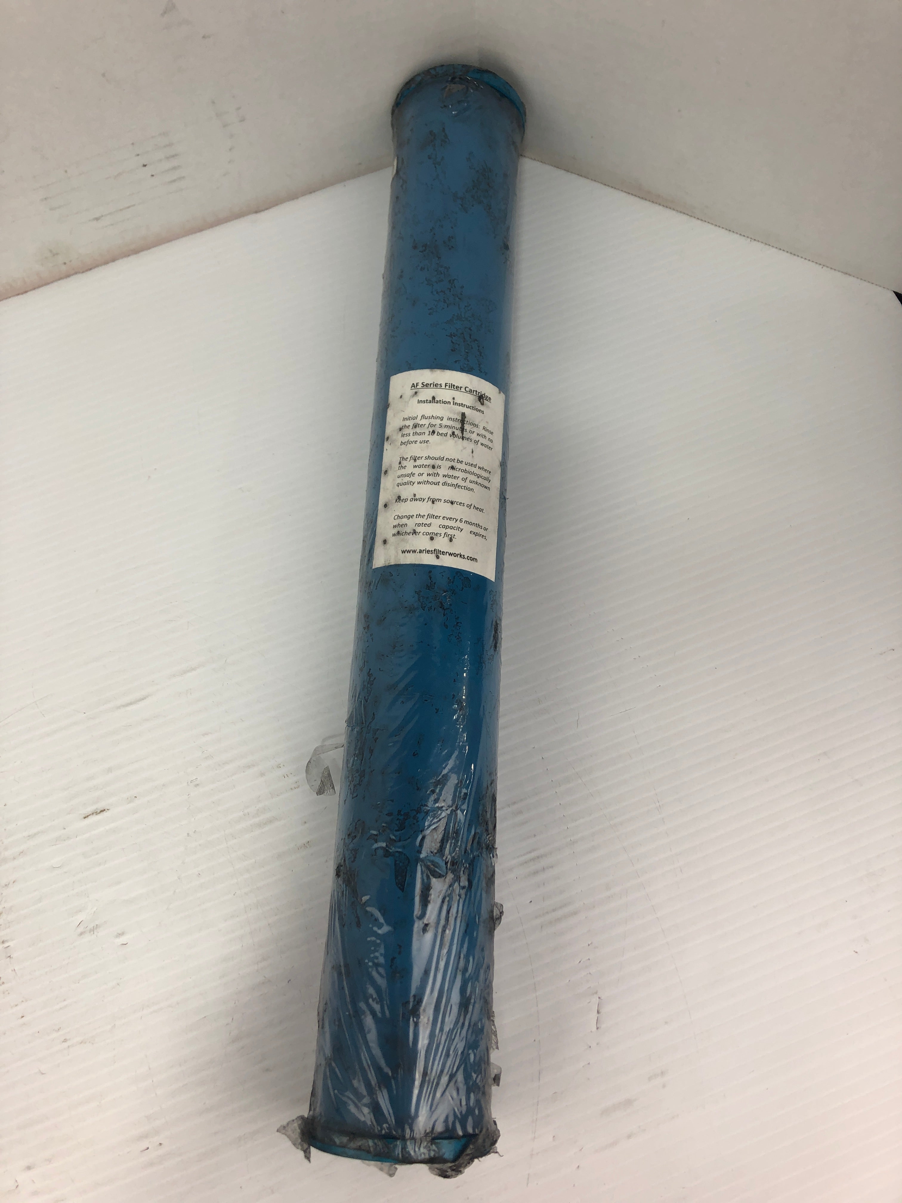 Aries LBL-1119201501 AF Series Filter Cartridge Rev 0 WCA0520 20" x 3"
