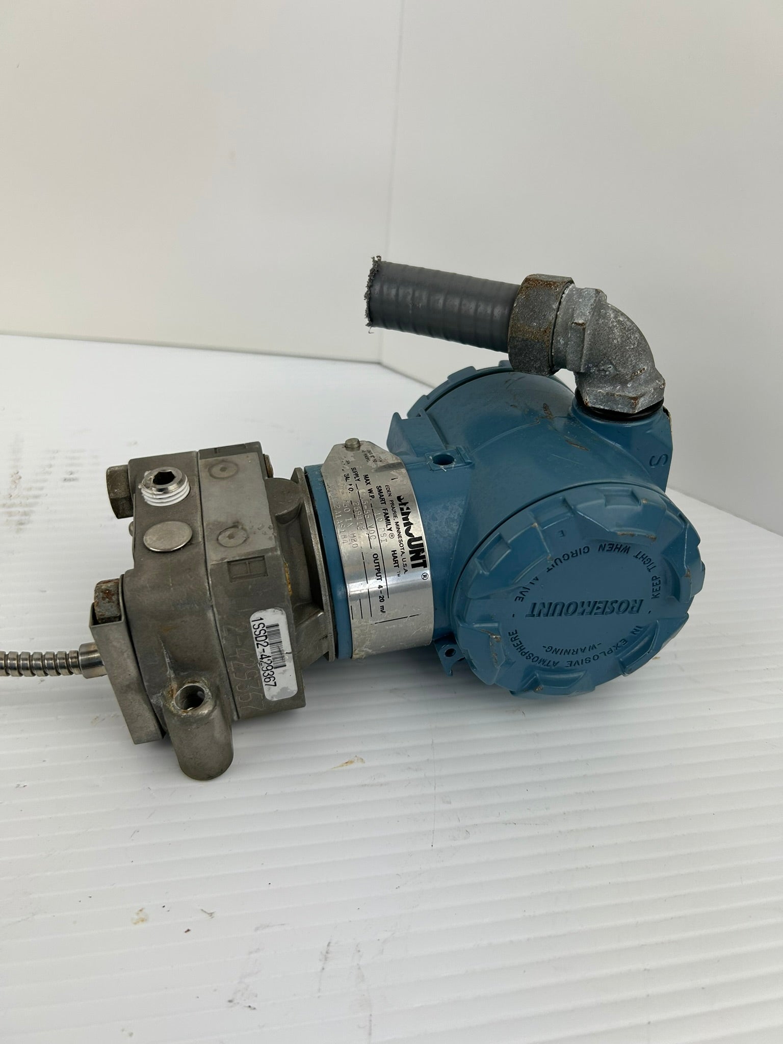 Rosemount 3051CG2A22A1AS1B4 Pressure Transmitter Sensor with Base 1SSD2-429367