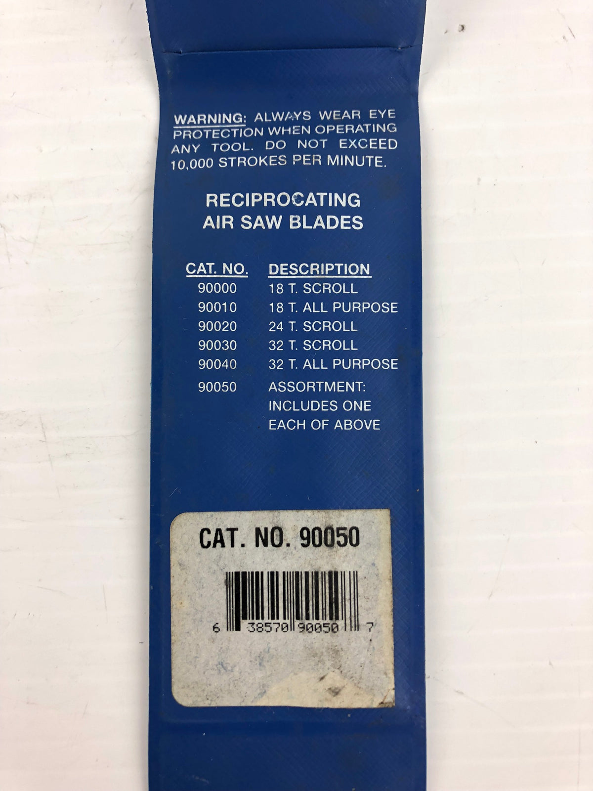 S&G Tool Aid 90050 5 Reciprocating Air Saw Blades Shatterproof Bi-Metal