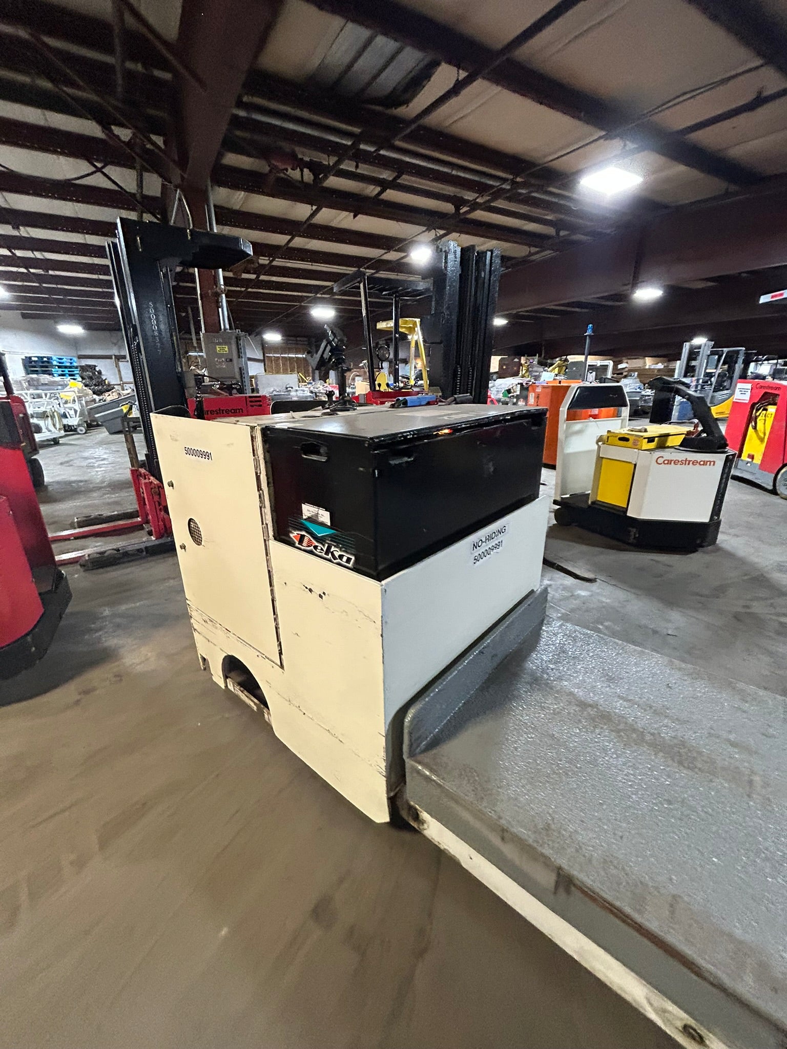 BPR Rico PLRDD100 Platform Electric Stand-Up Lift Truck 10,000 Lb. Type E 36V