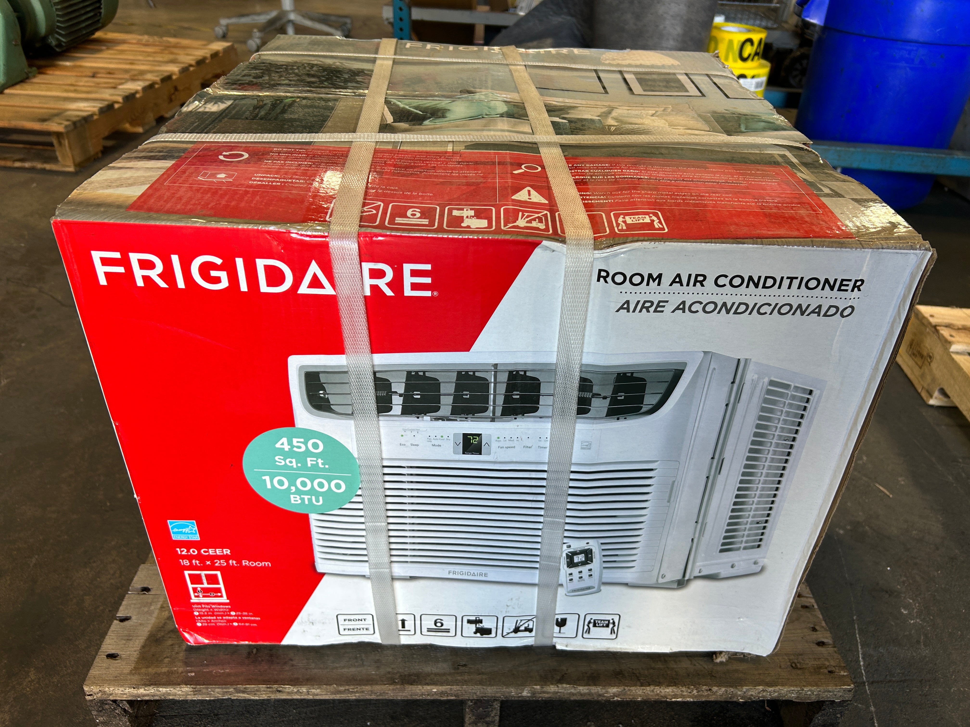 Frigidaire Window Room Air Conditioner 450 Sq.Ft. 10000BTU 115V White FFRE103WA1