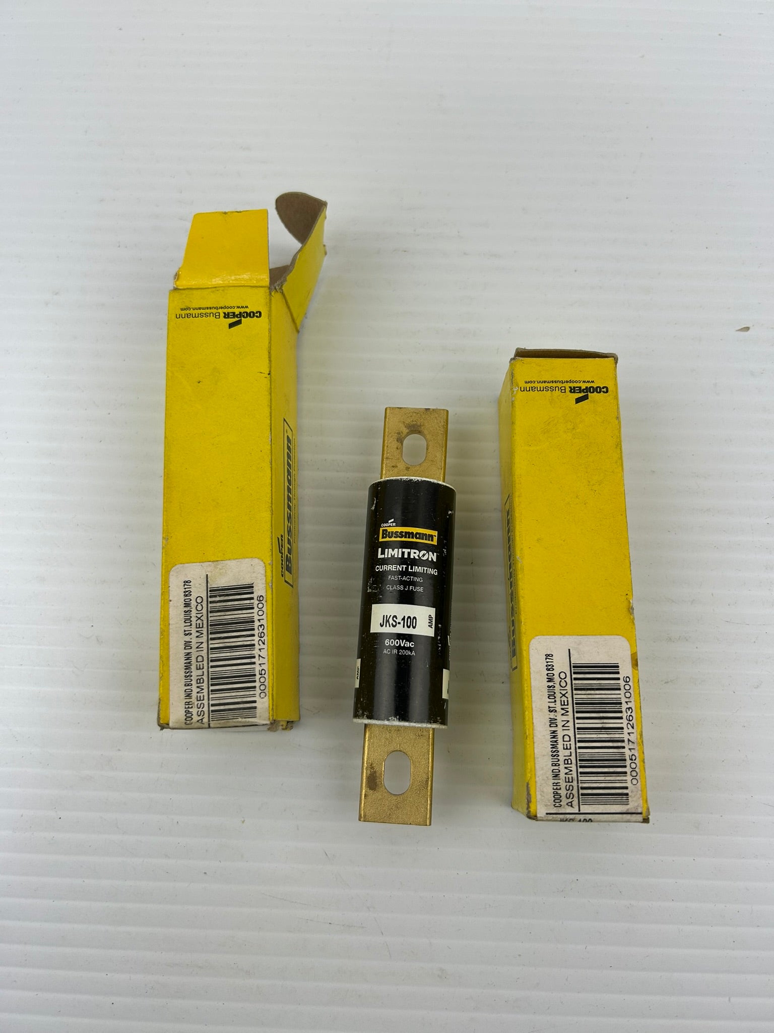 Bussmann JKS-100 Class J Fuse 100A 600VAC Fast Acting - Lot of 2