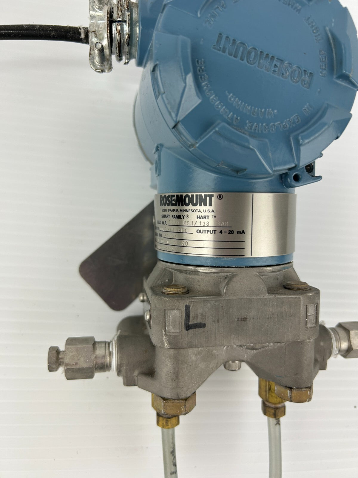 Rosemount 3051CD1A22A1AB4 Pressure Transmitter 3051-CD1A22A1AB4 4-20mA 2000 PSI