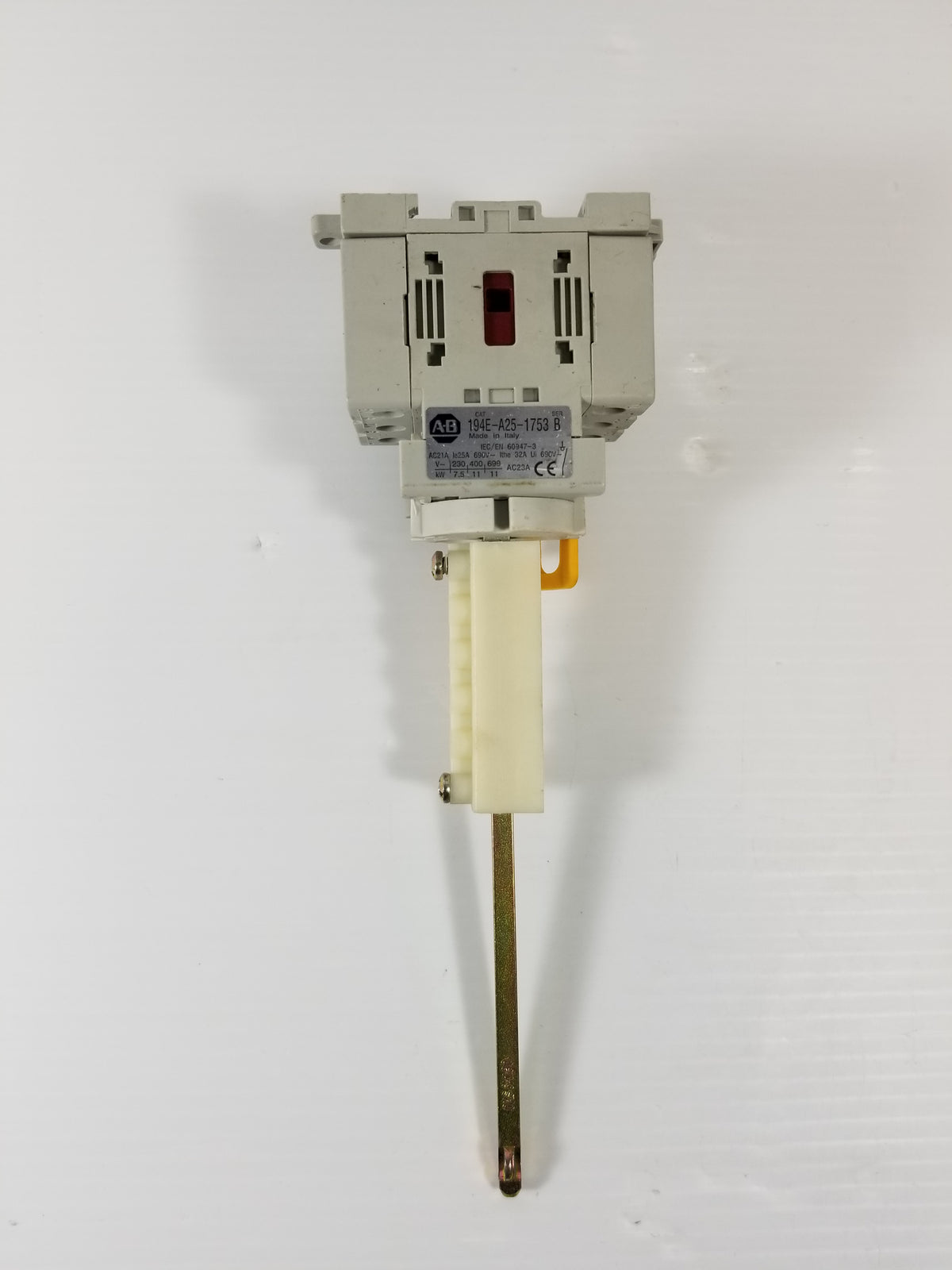 Allen-Bradley 194E-A25-1753/B Disconnect Switch w/Aux Contact 194E-A-P11 Handle