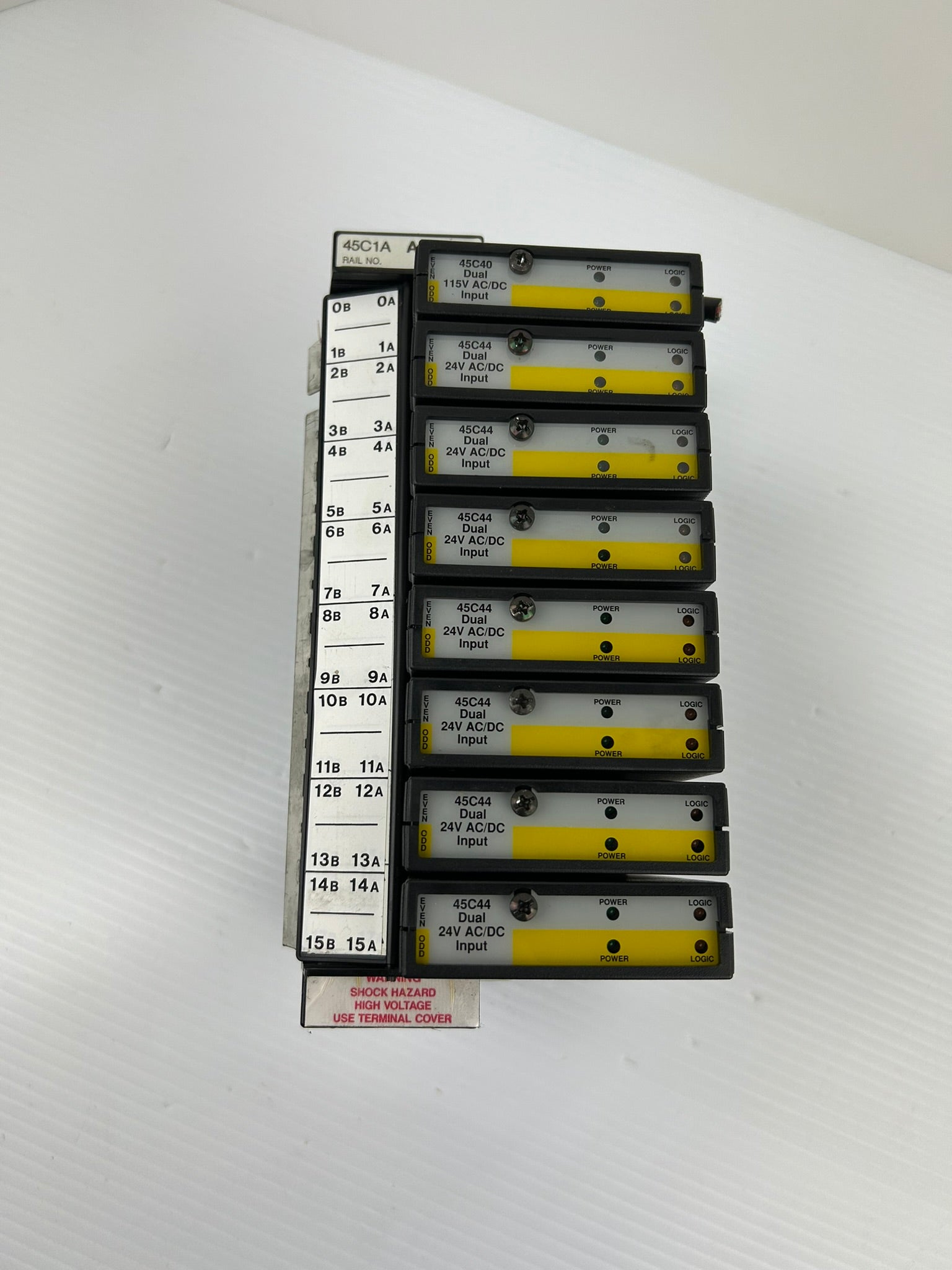 Reliance Electric Automate 45C1A Programmable Controller with (8) Modules