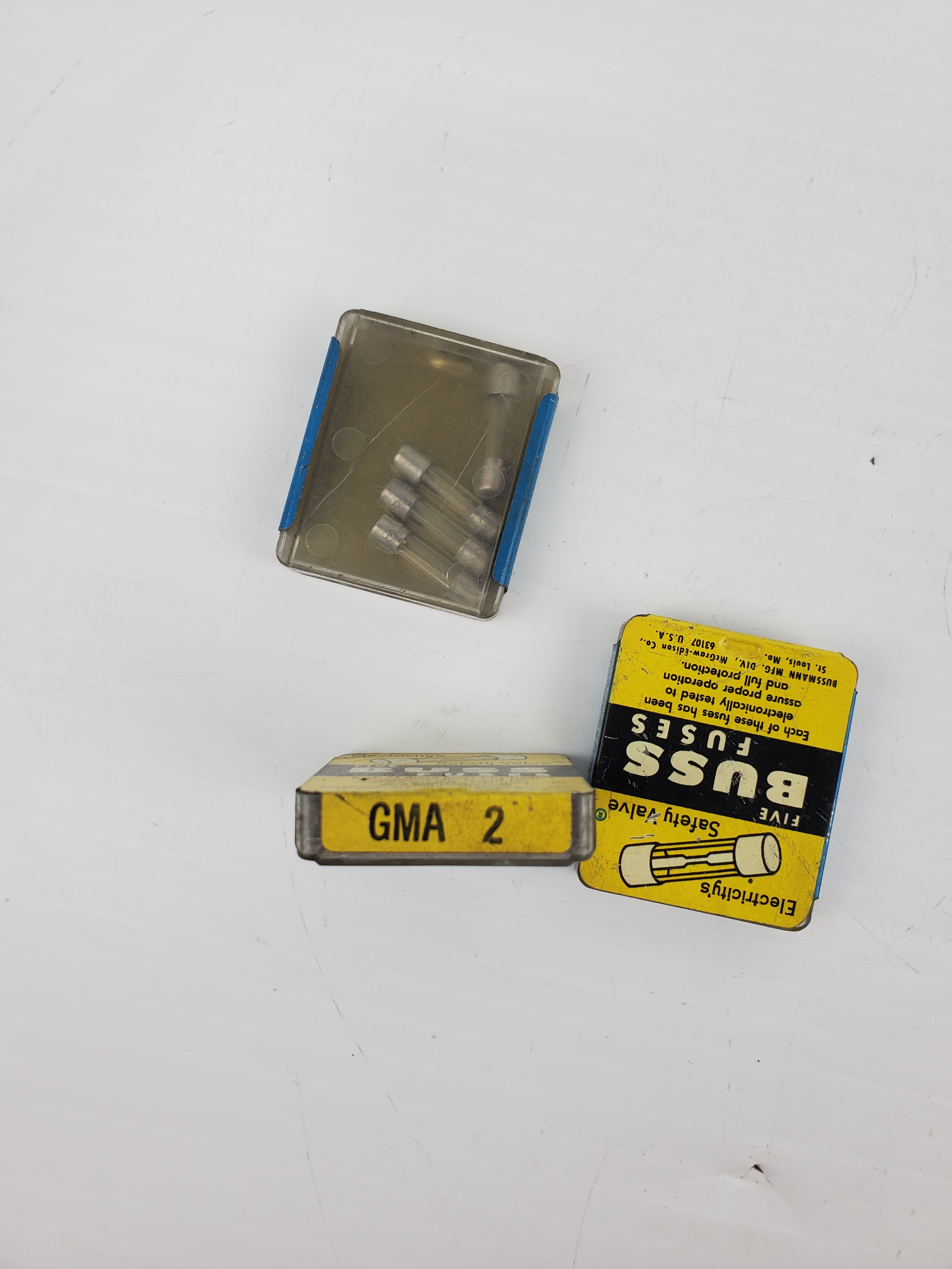 Bussmann GMA 2 Glass Fuses - Lot of 12