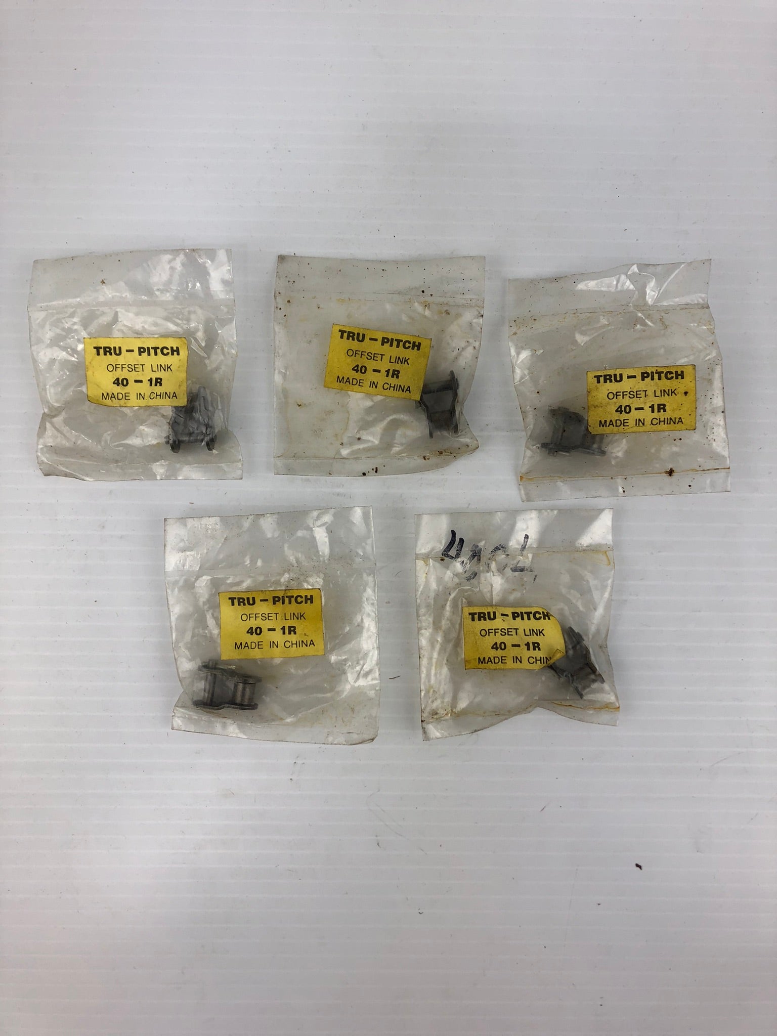 Tru-Pitch 40-1R Offset Chain Link (Lot of 5)