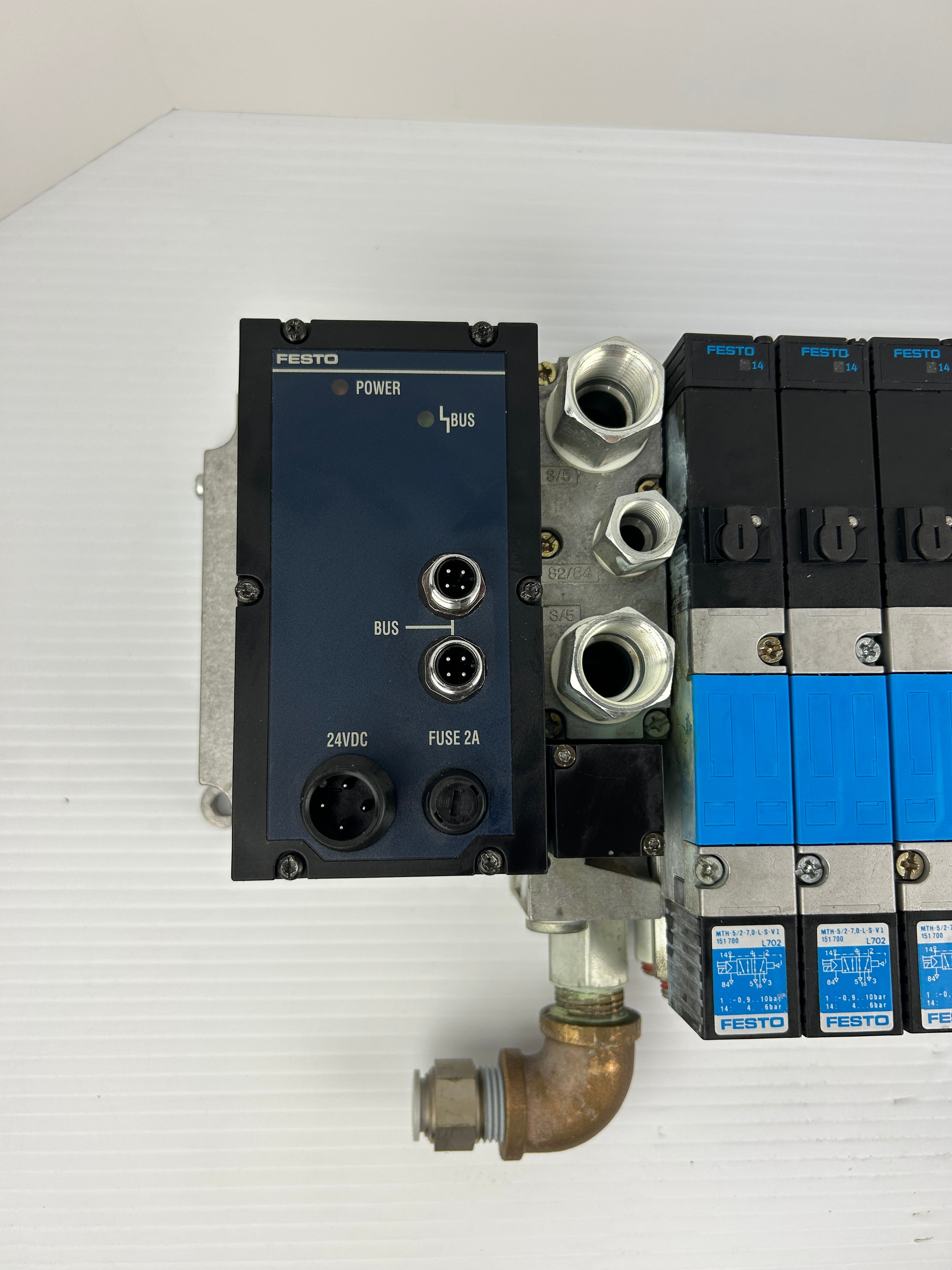 Festo Valve Assembly MTH-5/2-7,0-L-S-VI 151 700 L702 L902 & IFB8-03 18738 L407