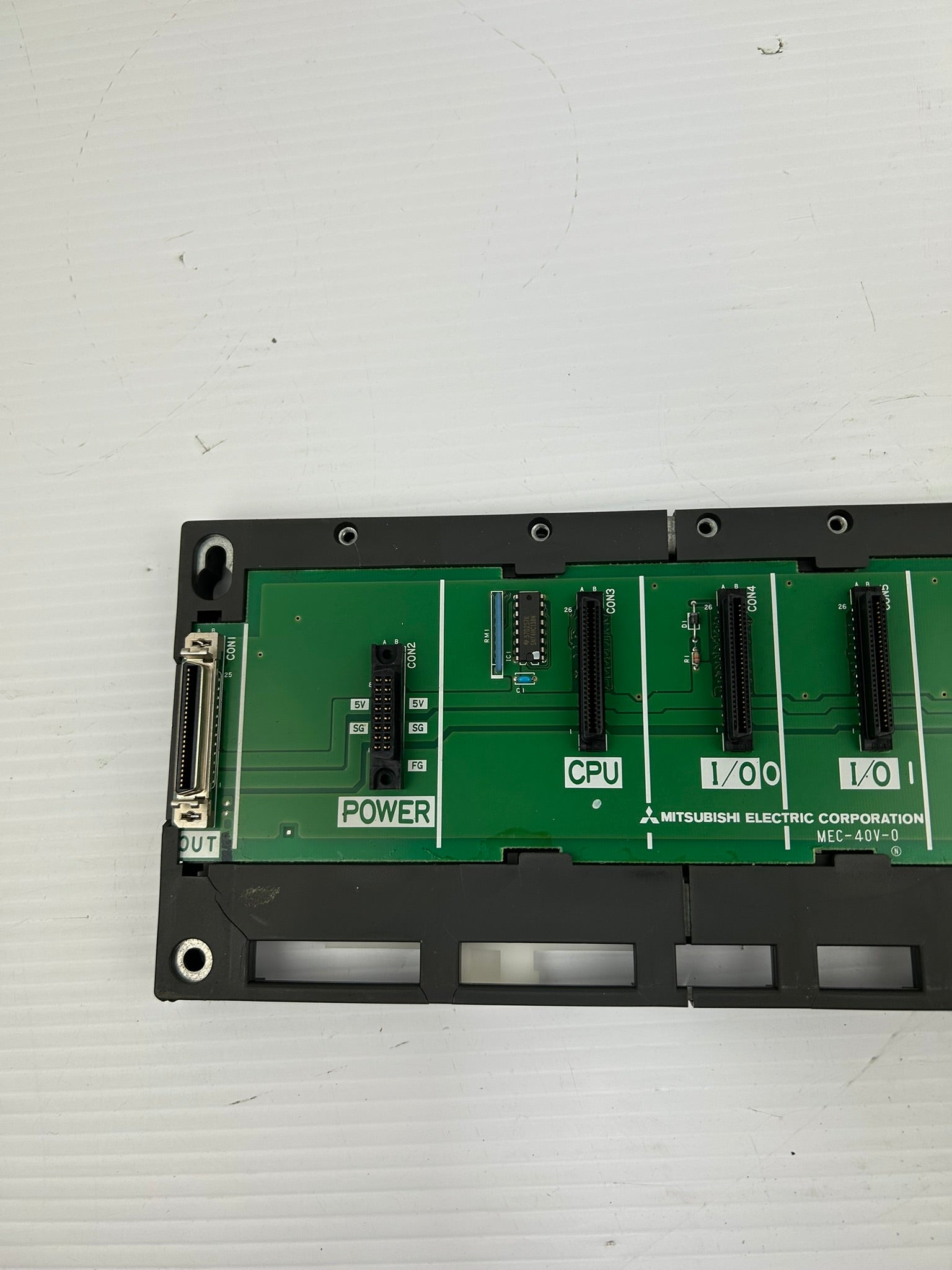 Mitsubishi A1S38B Base Unit Empty PLC Rack MEC-40V-0