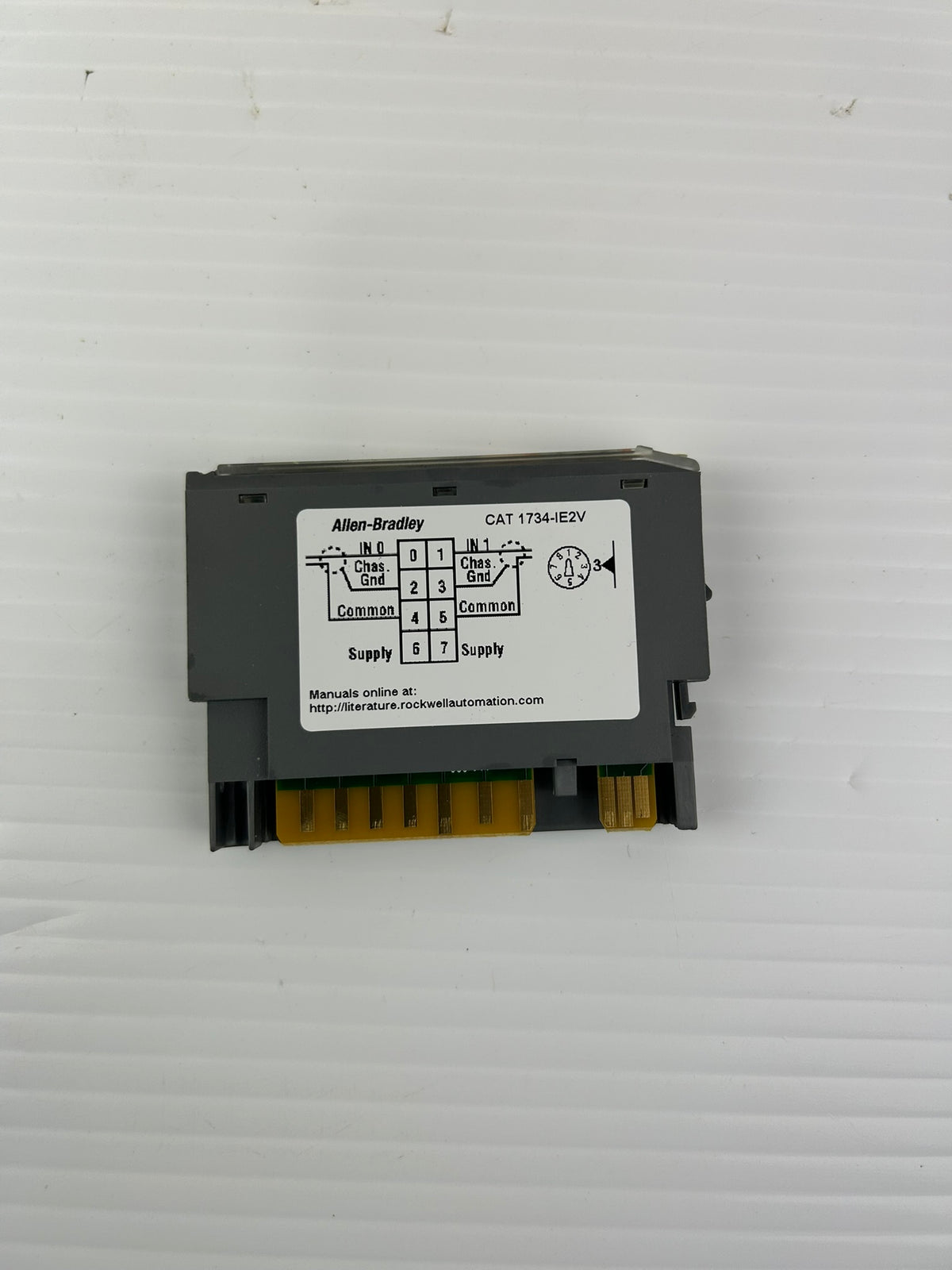 Allen-Bradley 1734-IE2V Input Module Ser C POINT I/O 2-Ch Analog Voltage FW3.004