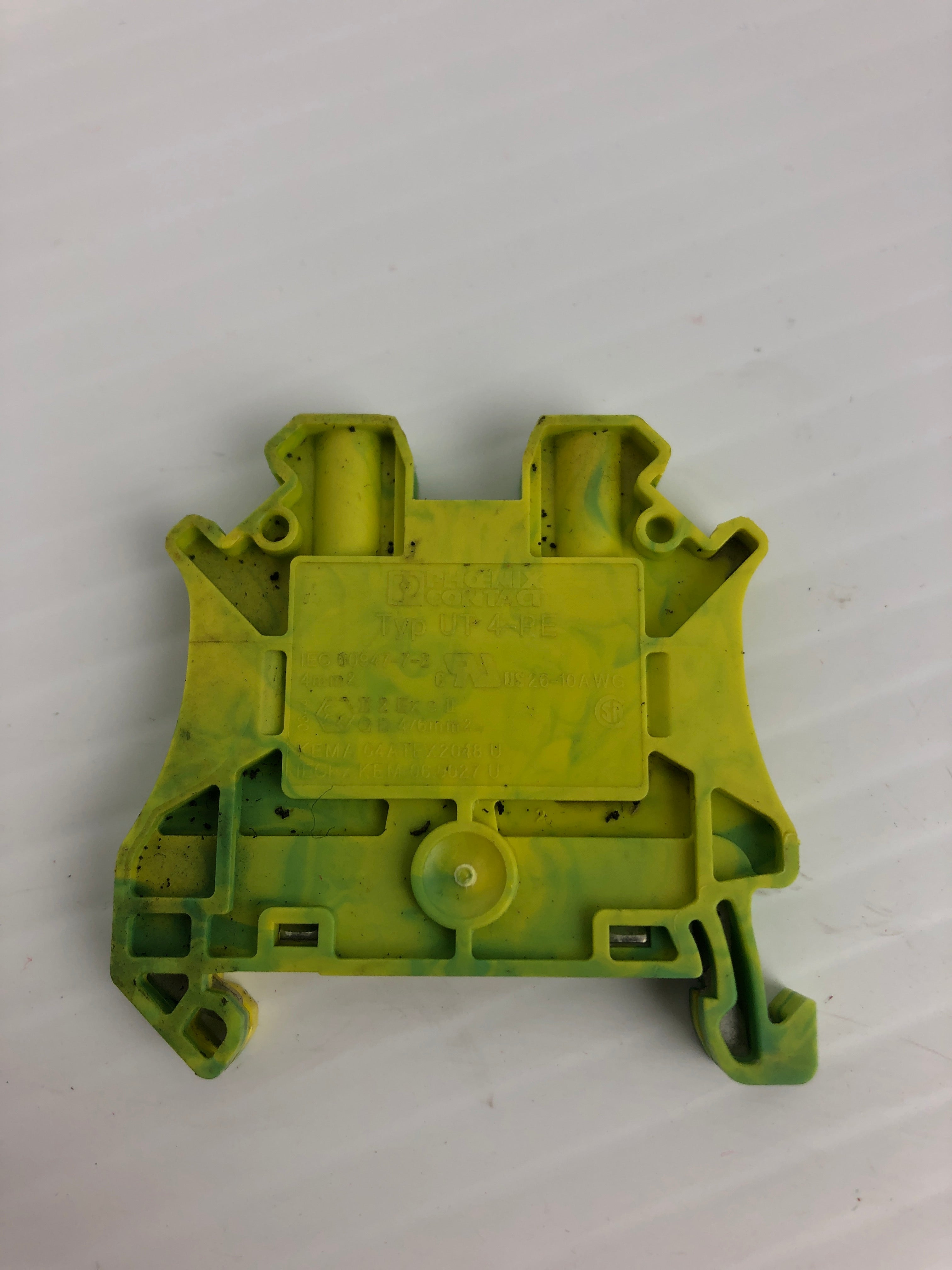 Phoenix Contact UT 4-PE Ground Terminal Block - Lot of 3
