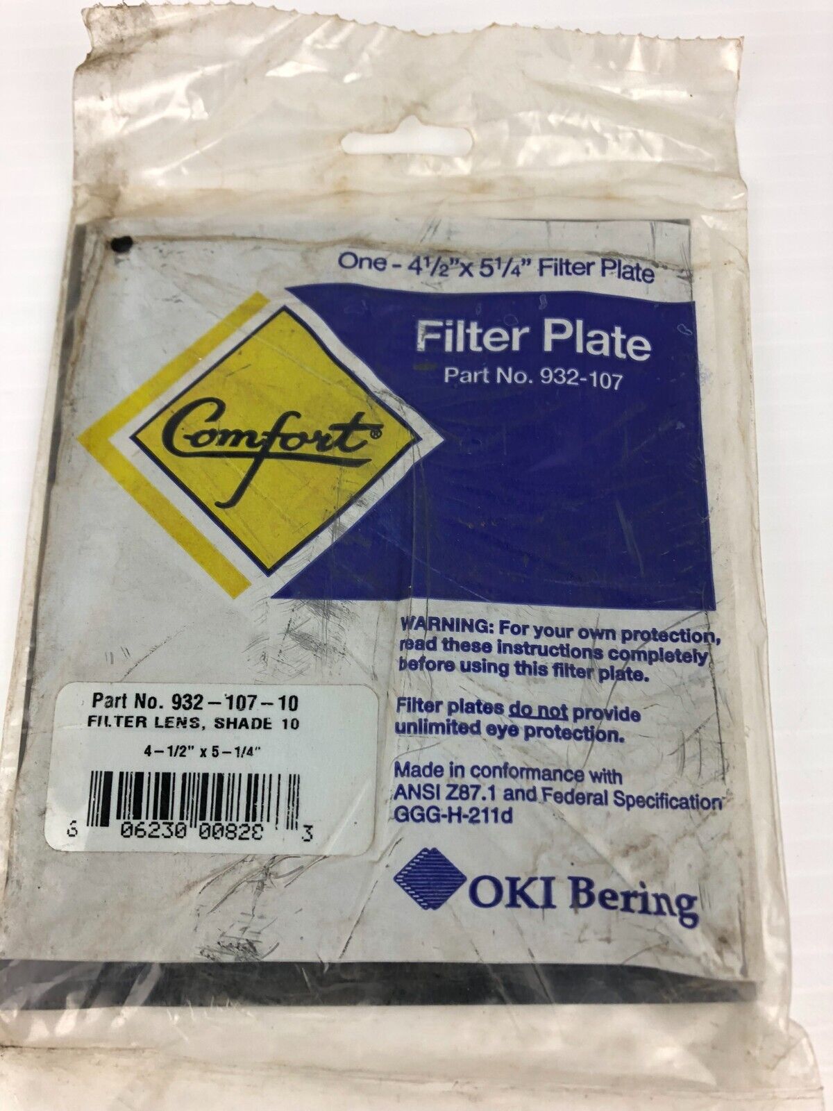 Comfort 932-107 Filter Plate 4-1/2" x 5-1/4" - Lot of 3