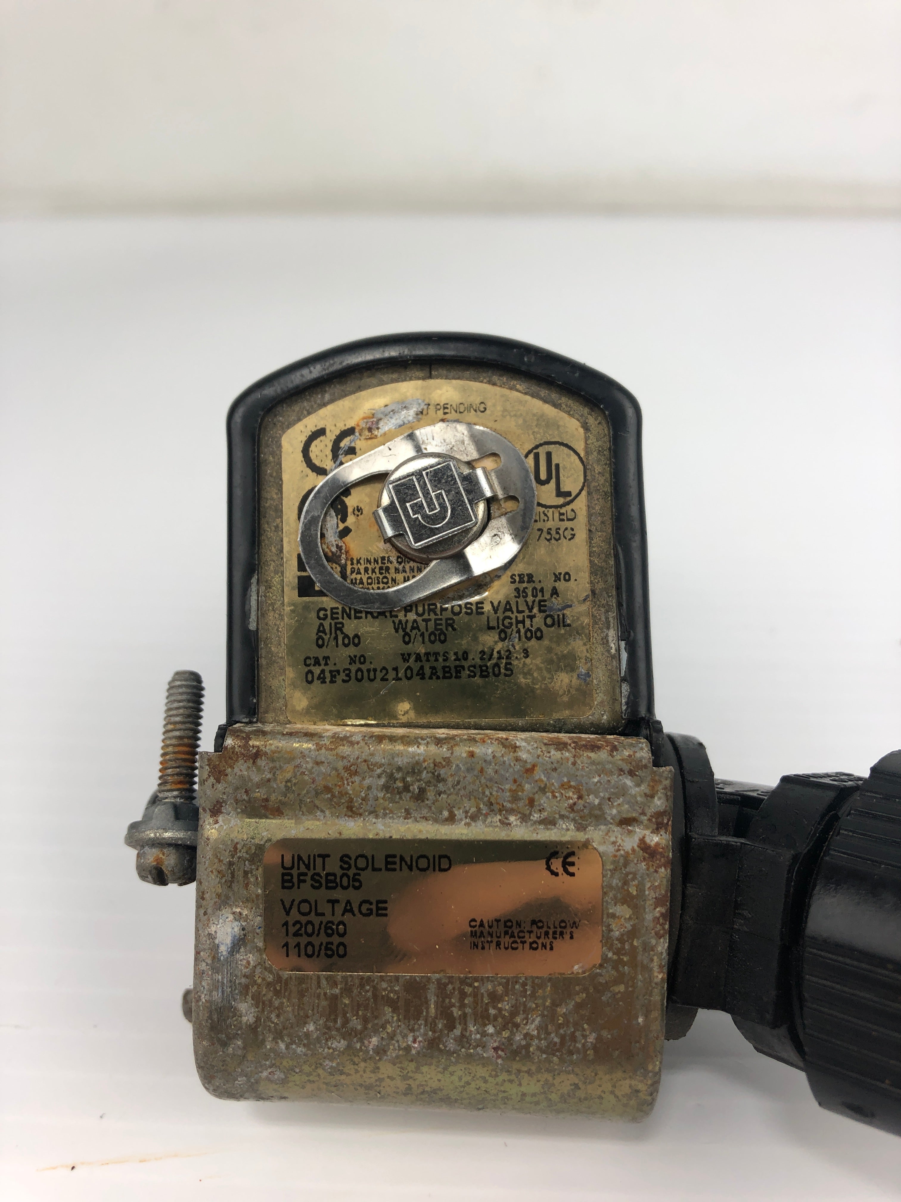 Parker BFSB05 Solenoid Valve Assembly 120/110V