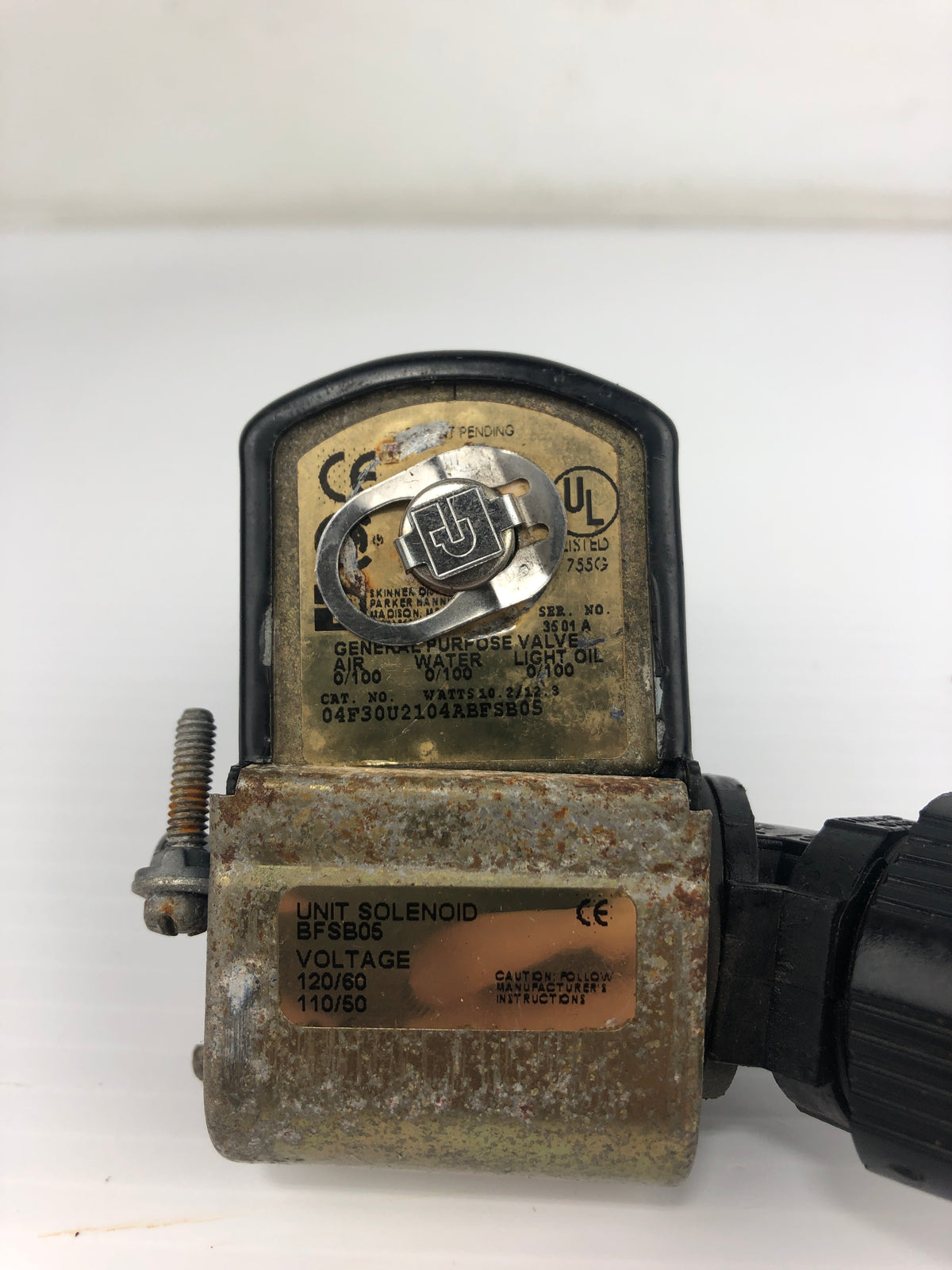 Parker BFSB05 Solenoid Valve Assembly 120/110V