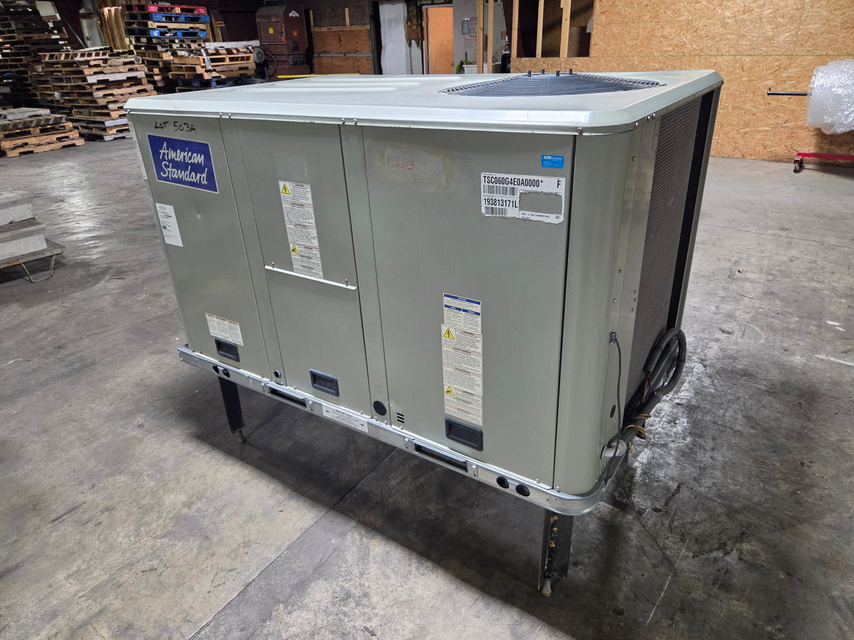 Trane American Standard TSC060G4E0A0000* 5 Ton Convertible AC Unit 460V 60Hz 3PH