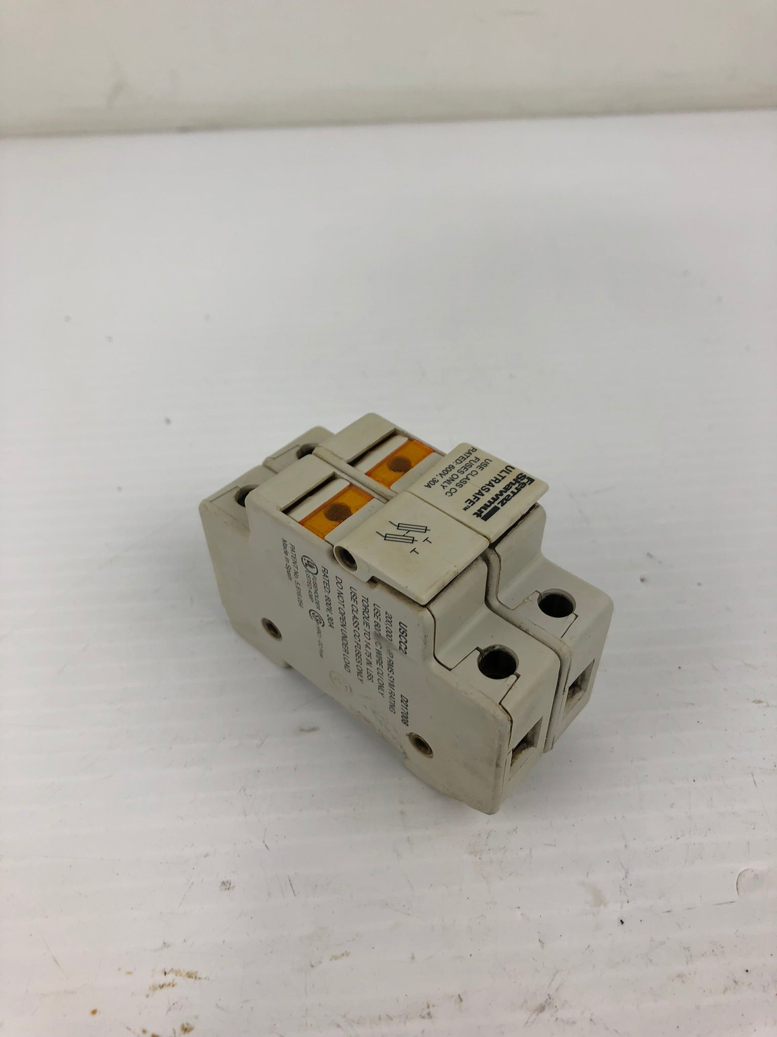 Ferraz Shawmut USCC2 Ultrasafe Fuse Holder 2 Pole 600V 30A